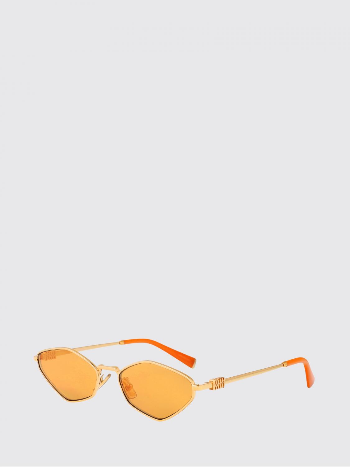 Miu Miu Sunglasses Woman Gold