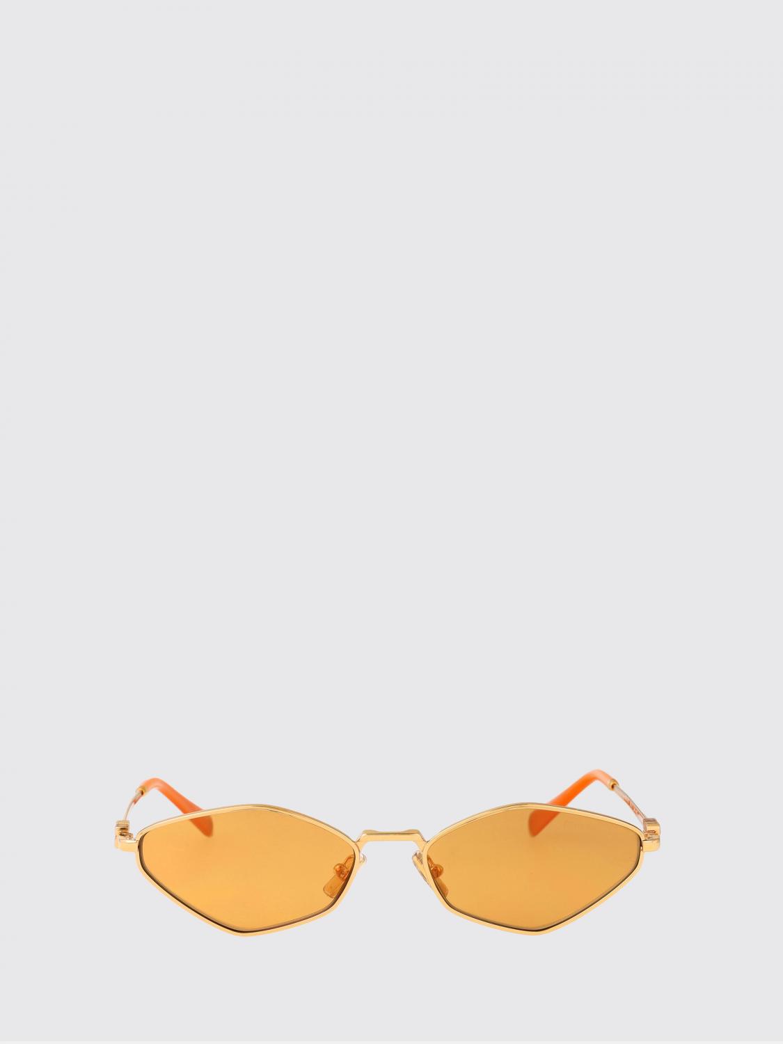 Miu Miu Sunglasses Woman Gold