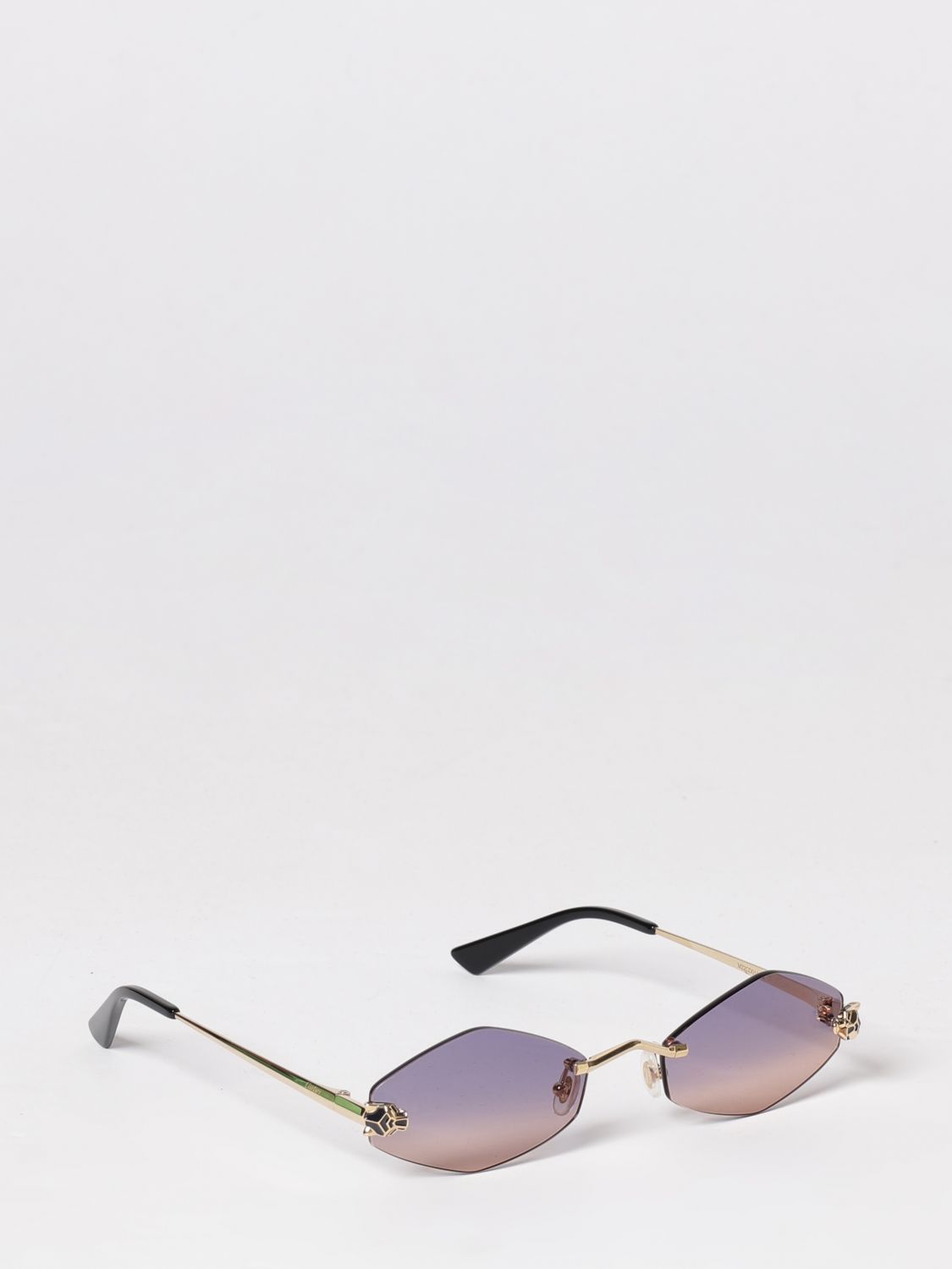 Cartier Sunglasses Woman Gold CARTIER
