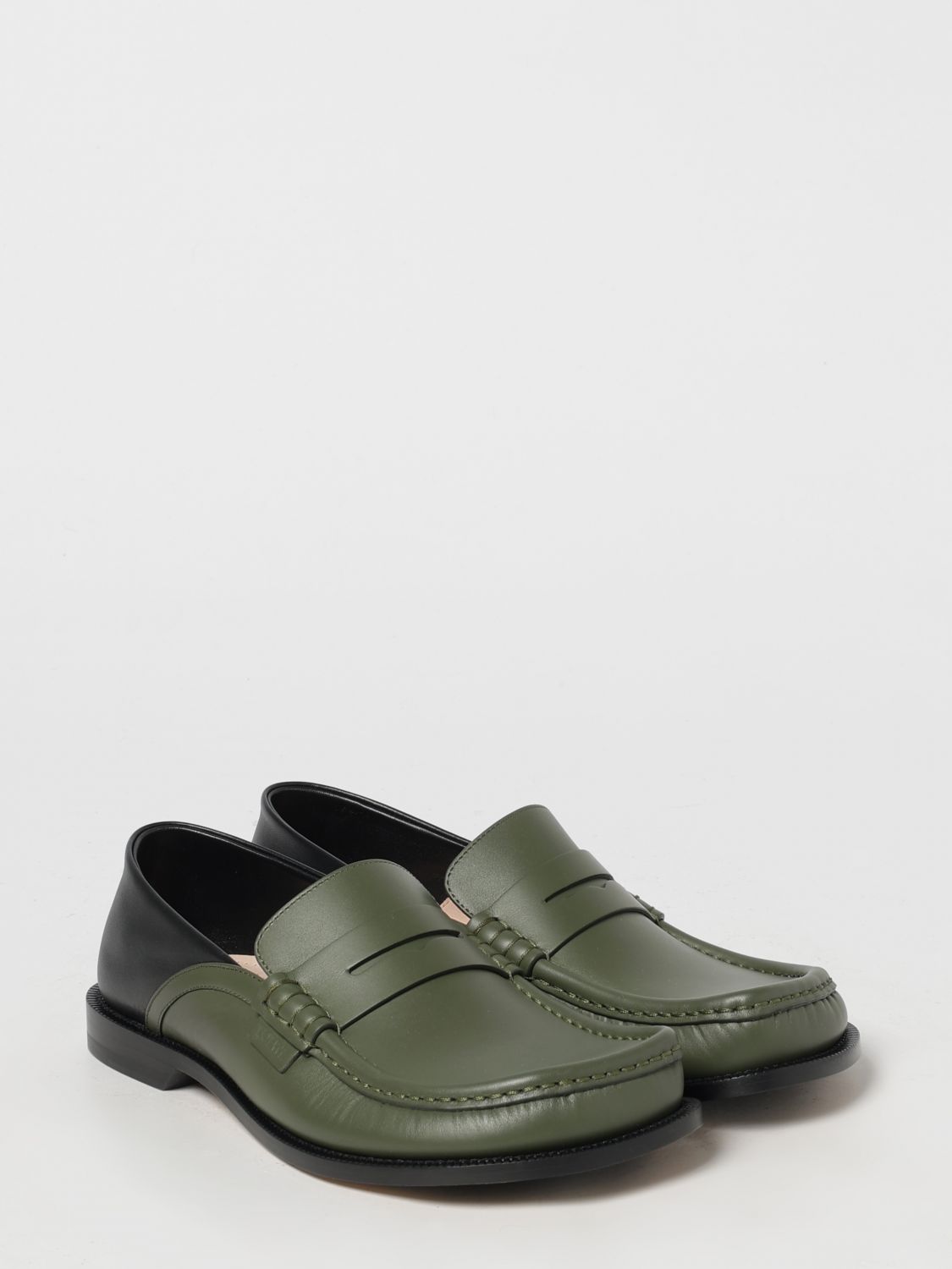 Loewe Loafers Men Green LOEWE