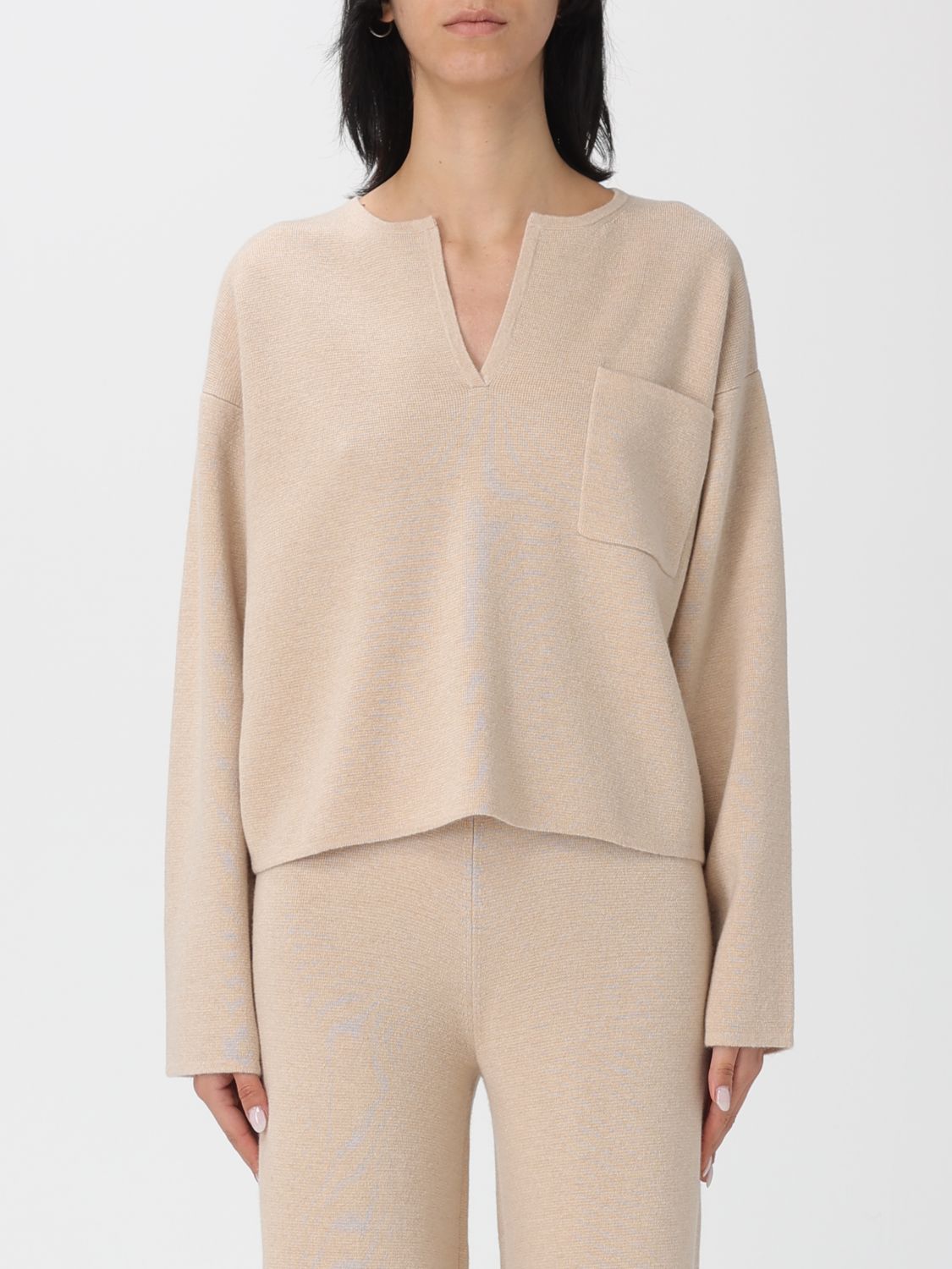 Max Mara Sweater Woman Sand MAX MARA