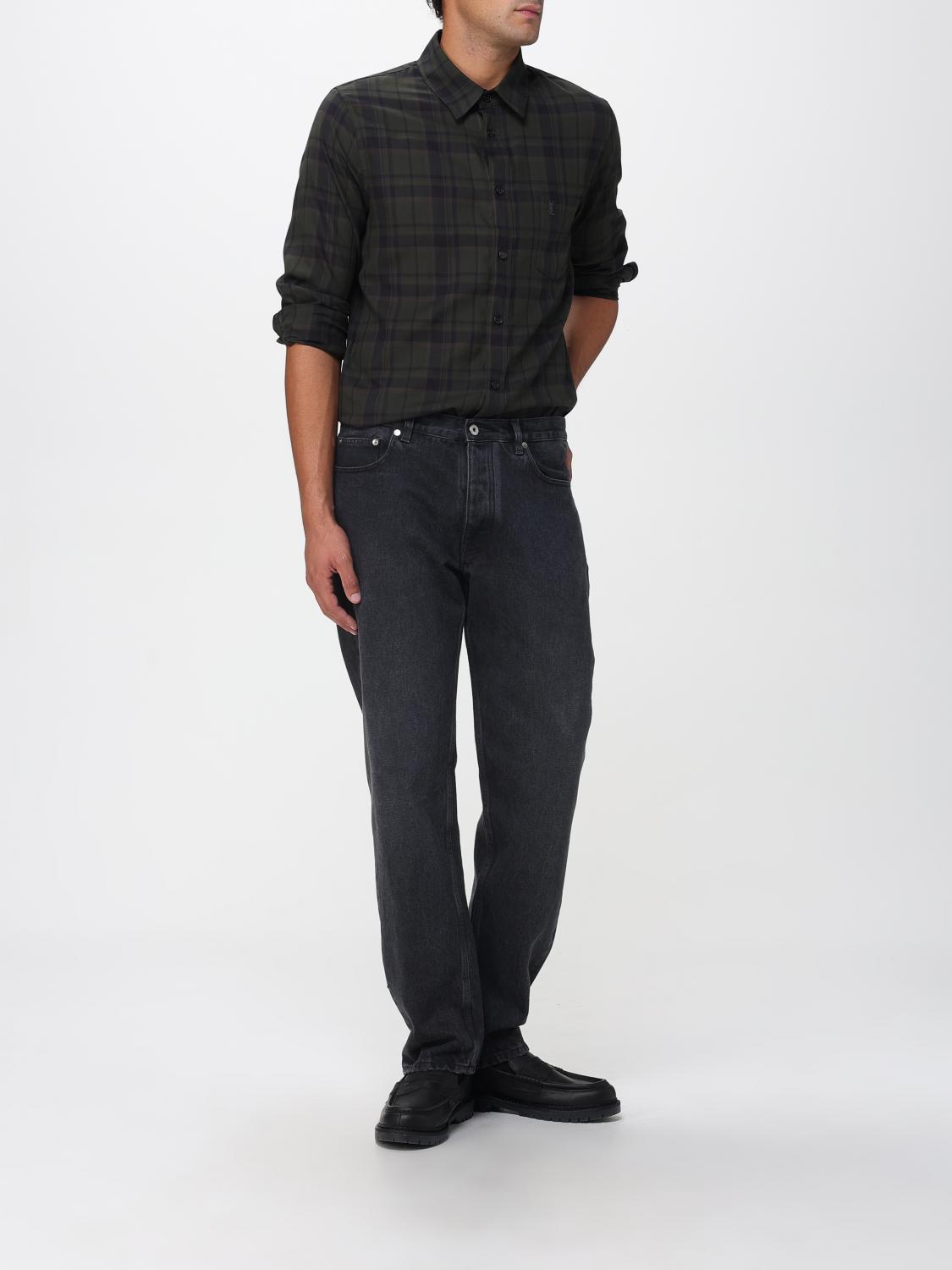 Saint Laurent Shirt Men Blue SAINT LAURENT