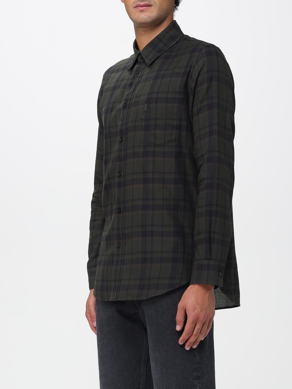Saint Laurent Shirt Men Blue SAINT LAURENT