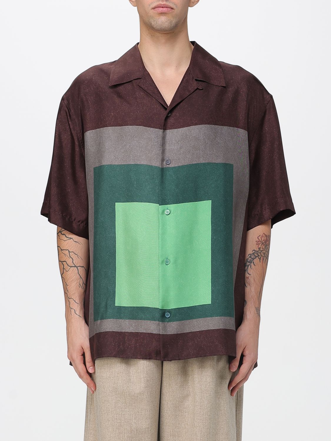 Loewe Shirt Men Brown LOEWE