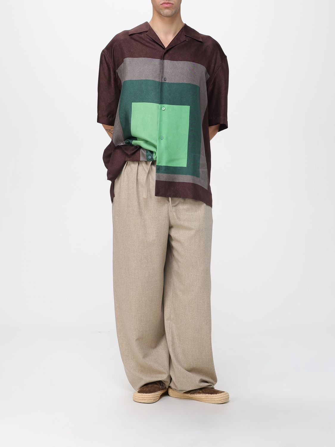 Loewe Shirt Men Brown LOEWE