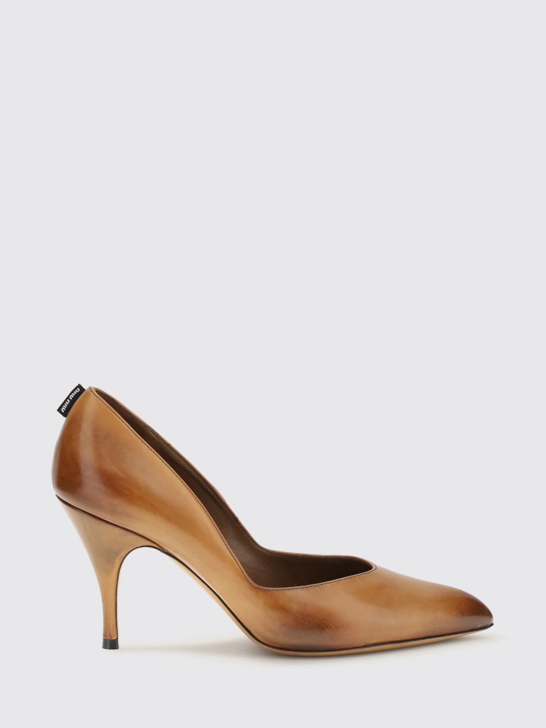 Miu Miu Pump Woman Brown MIU MIU