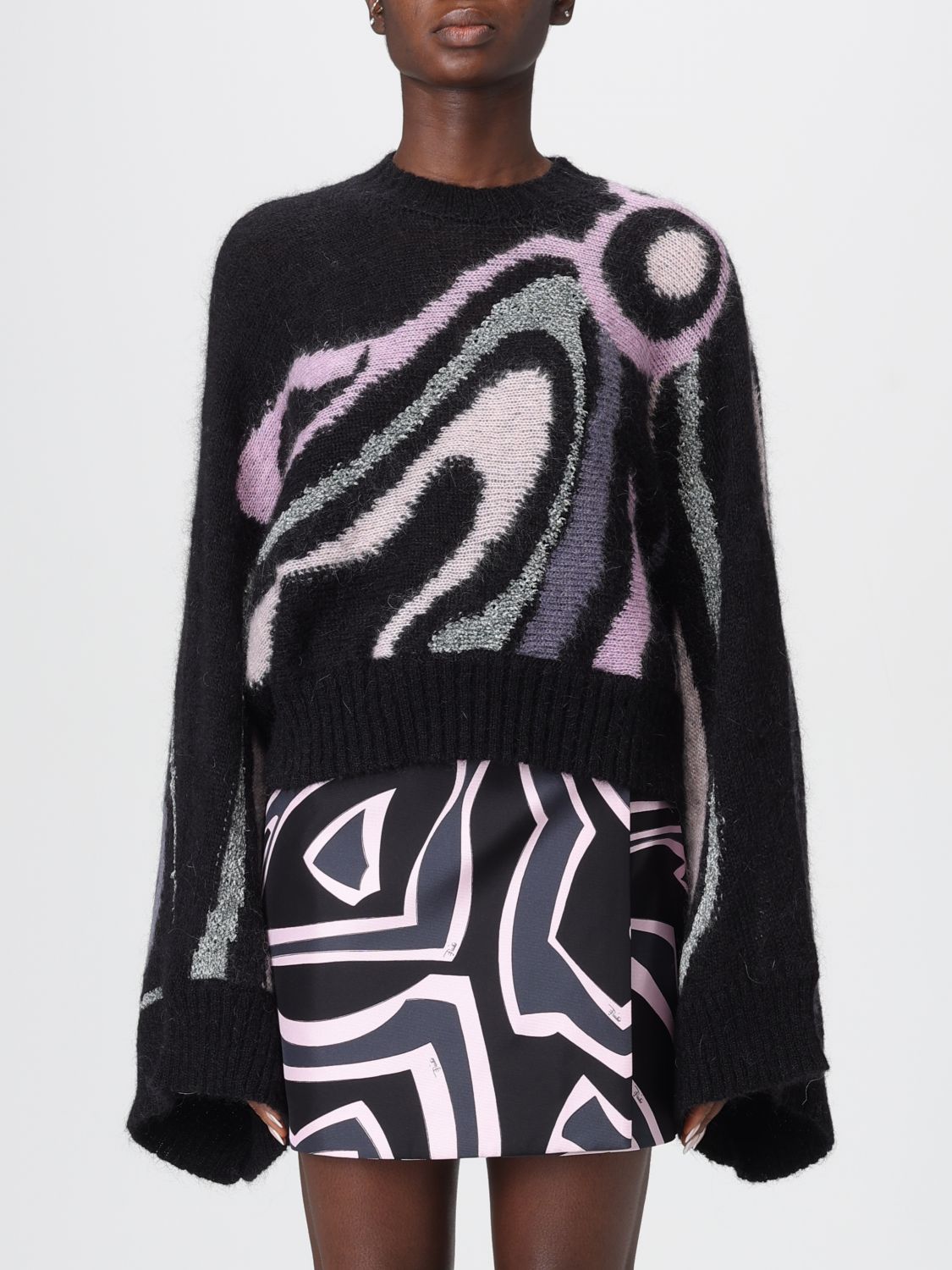 Pucci Sweater Woman Black PUCCI