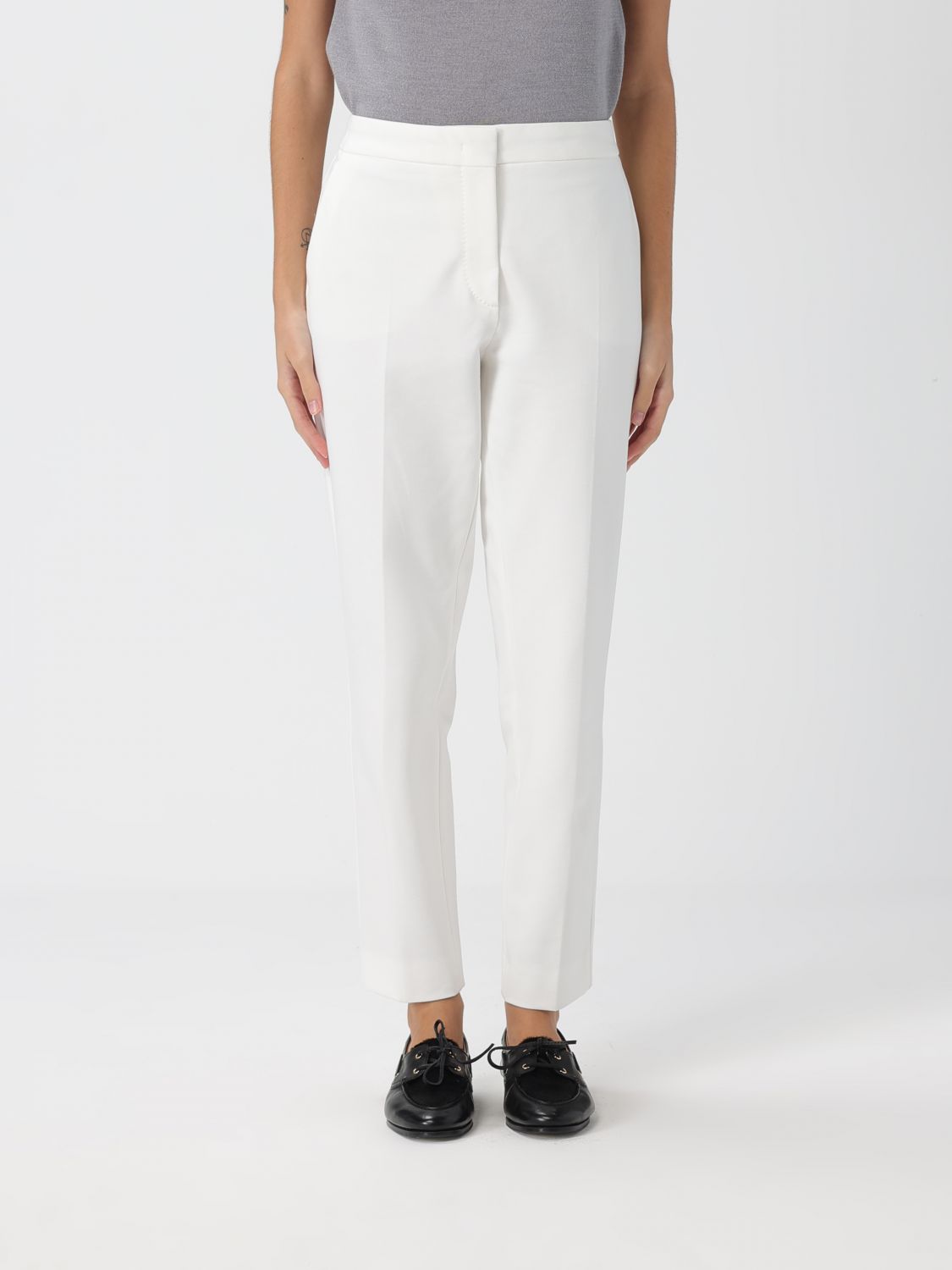 Max Mara Pants Woman White MAX MARA