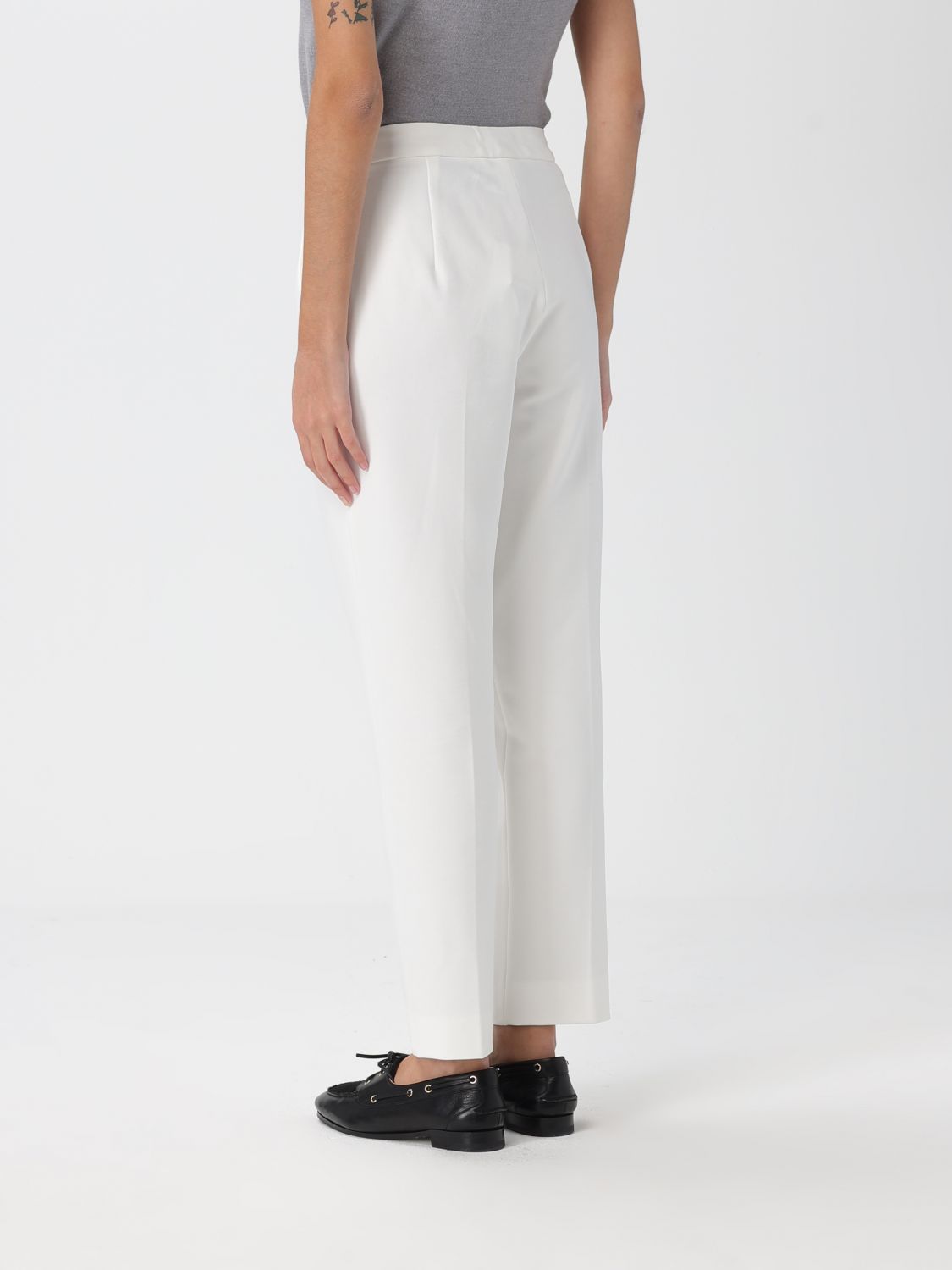 Max Mara Pants Woman White MAX MARA