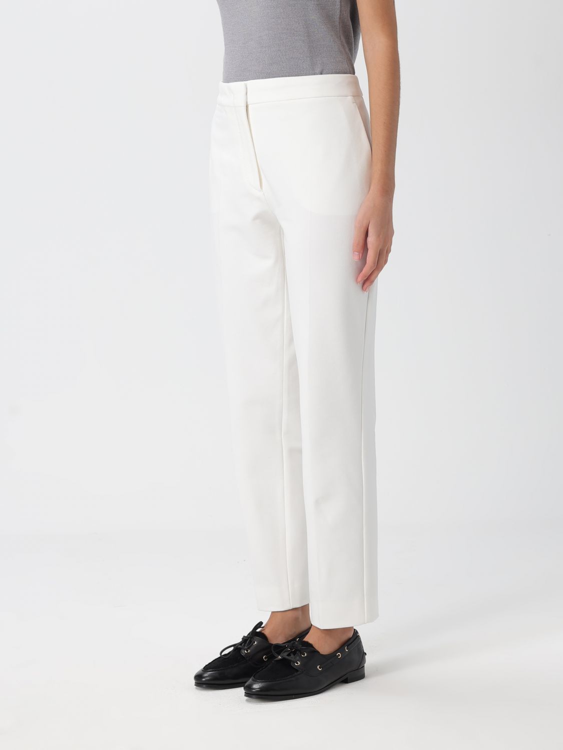 Max Mara Pants Woman White MAX MARA