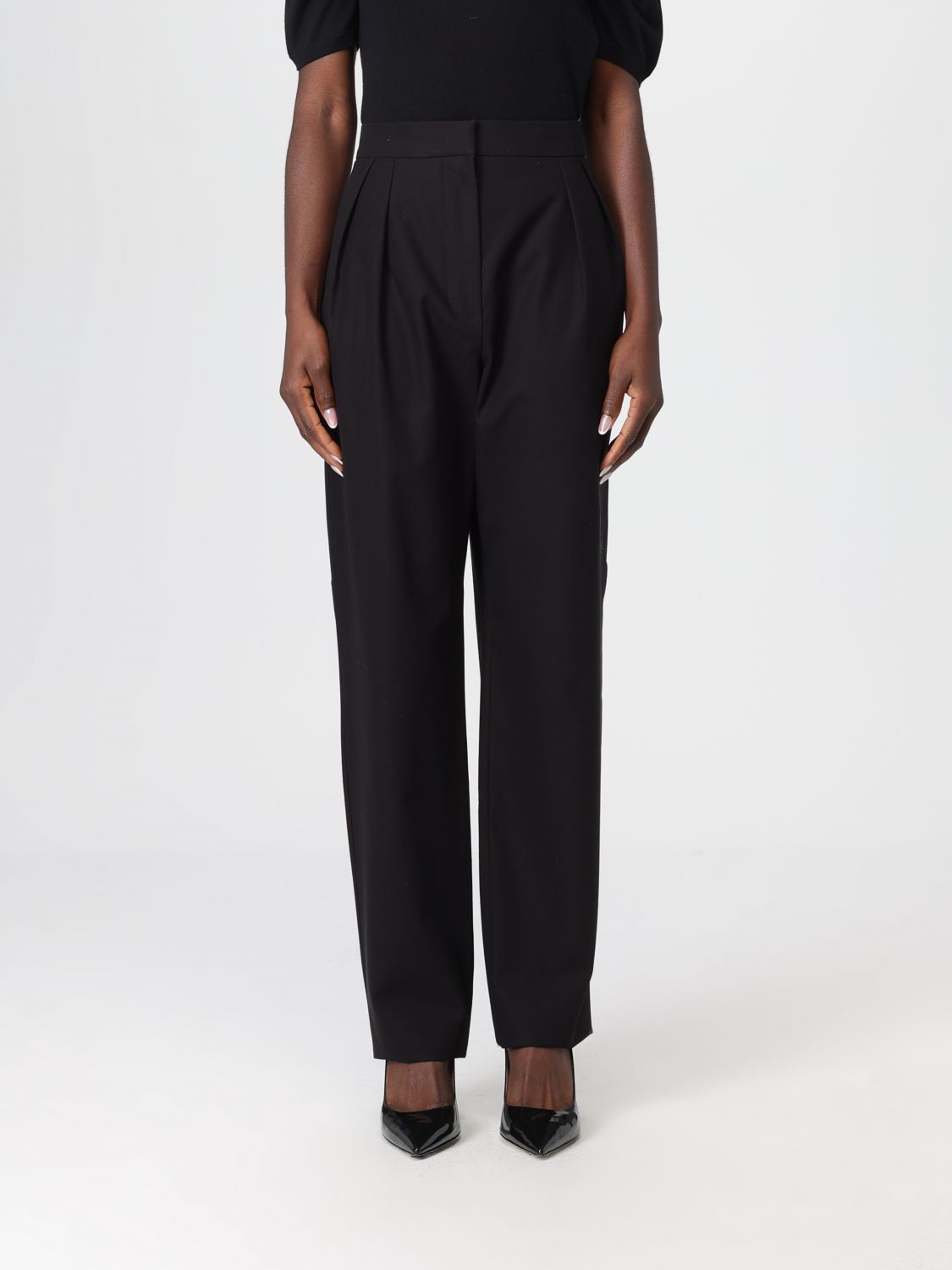 Max Mara Pants Woman Black MAX MARA