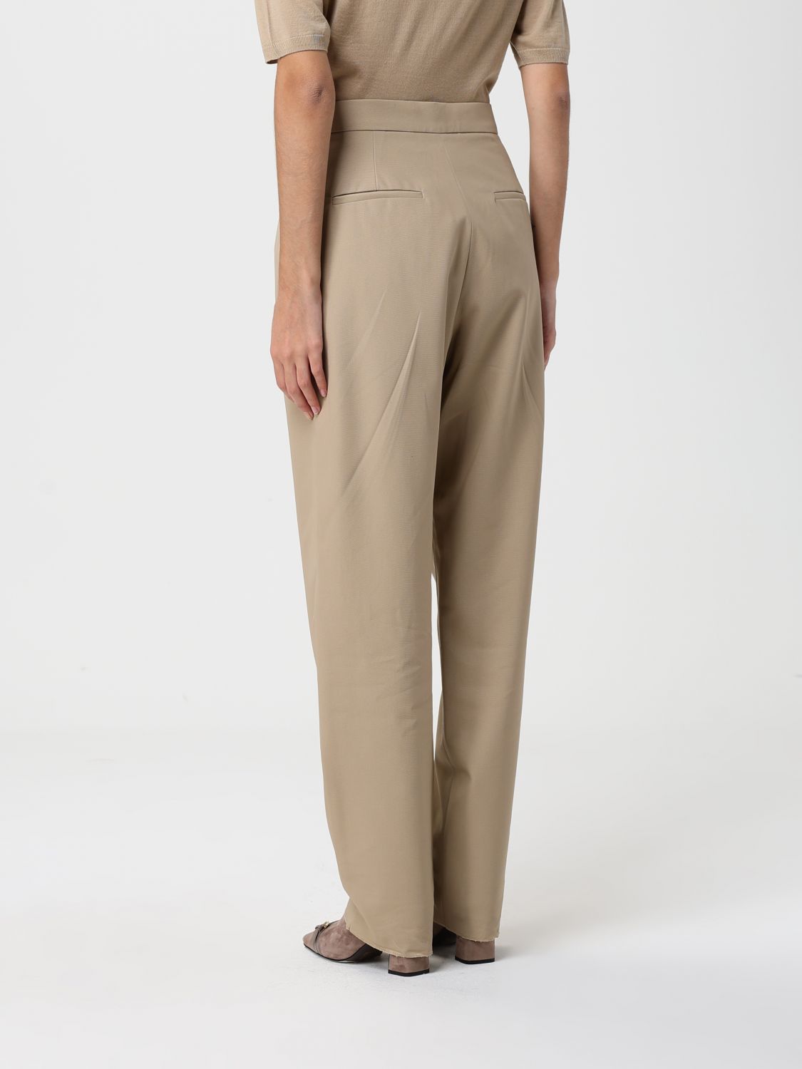 Max Mara Pants Woman Grey MAX MARA