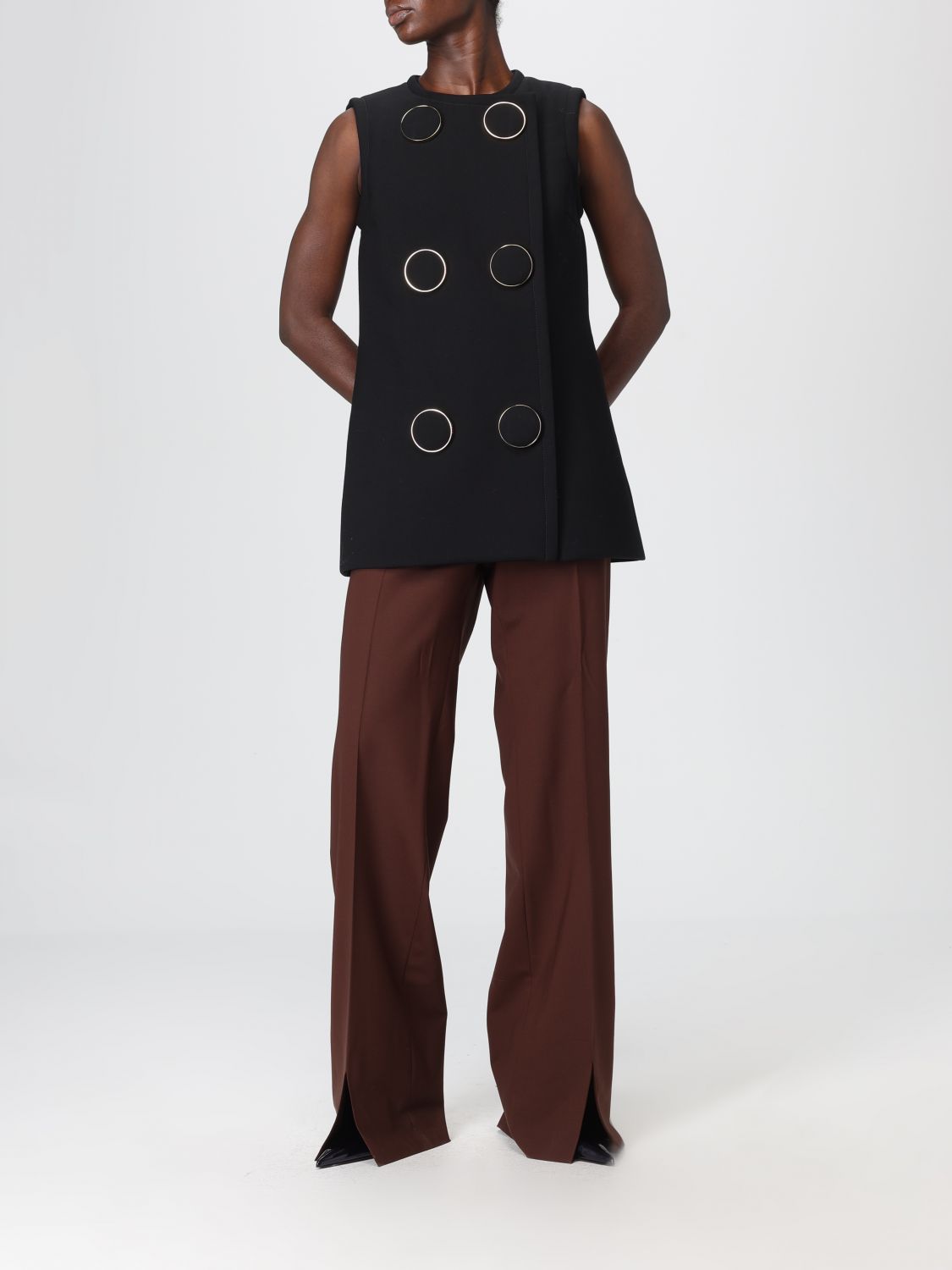 Gucci Waistcoat Woman Black GUCCI
