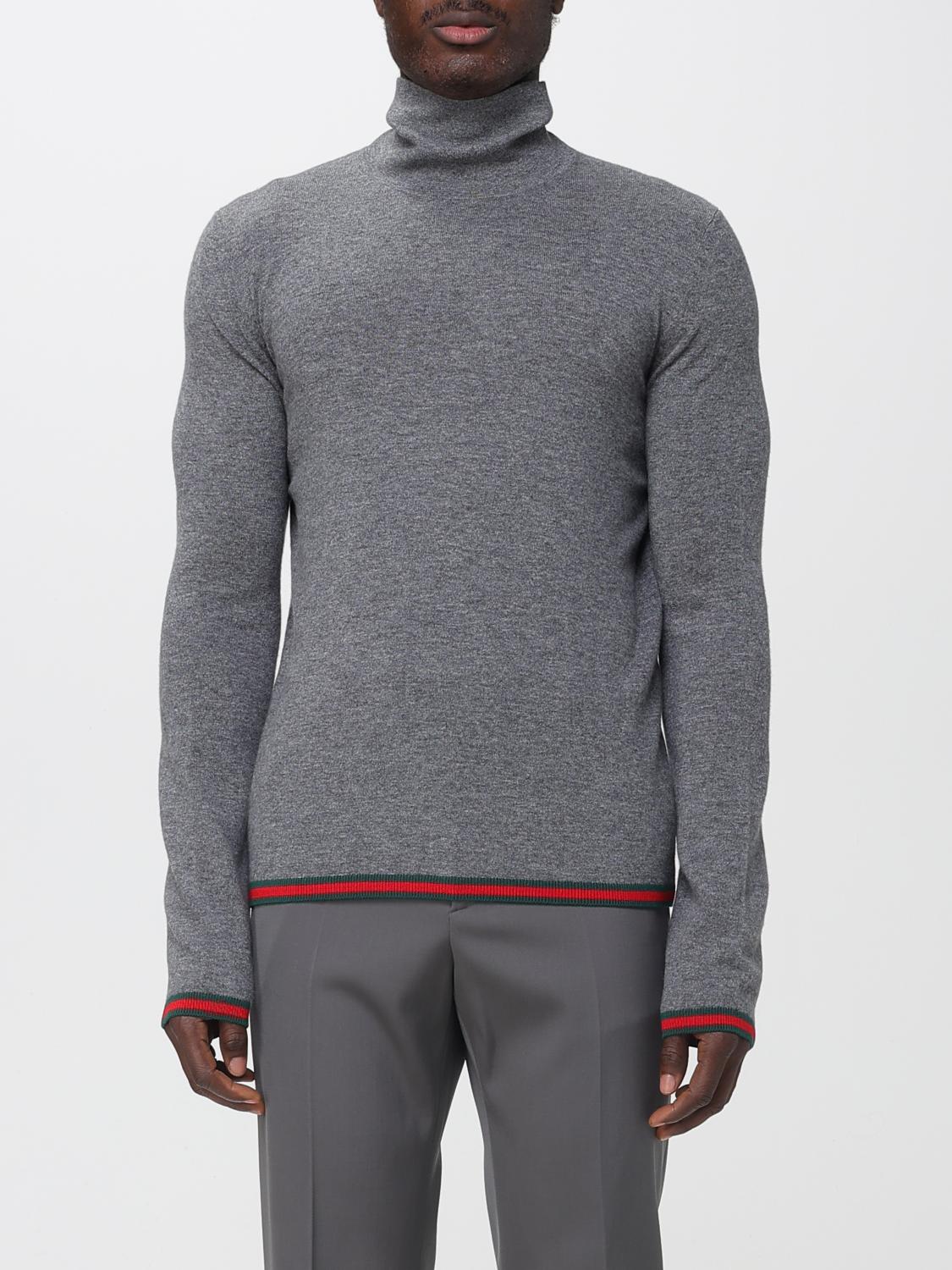 Gucci Sweater Men Grey GUCCI