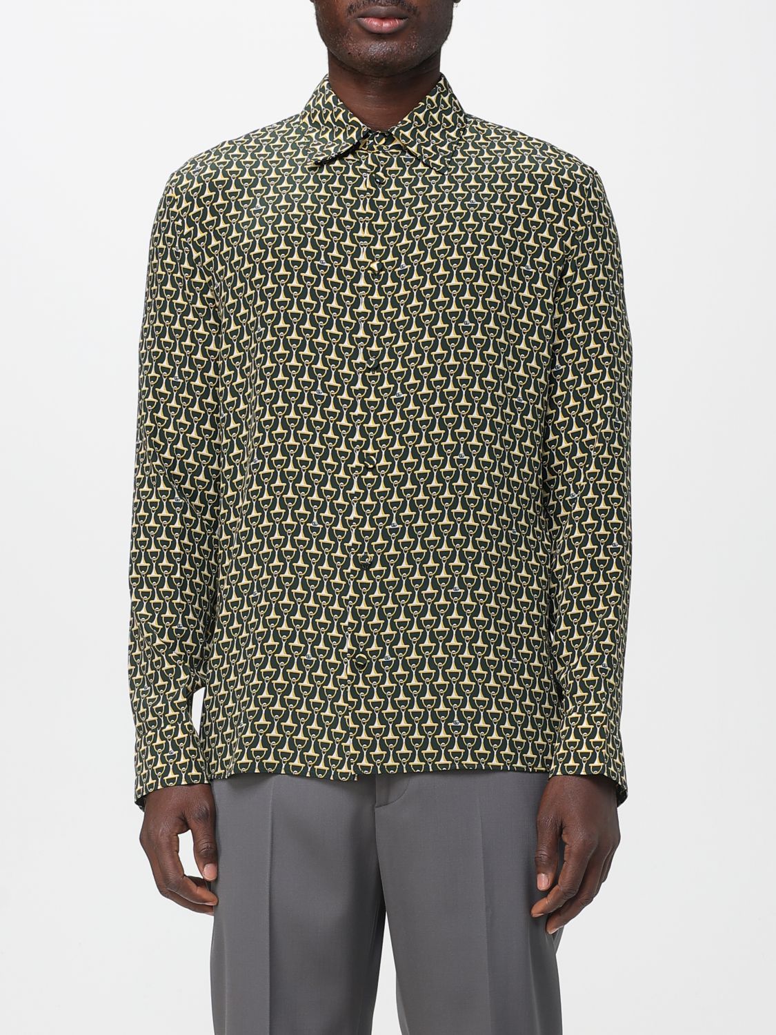 Gucci Shirt Men Green GUCCI