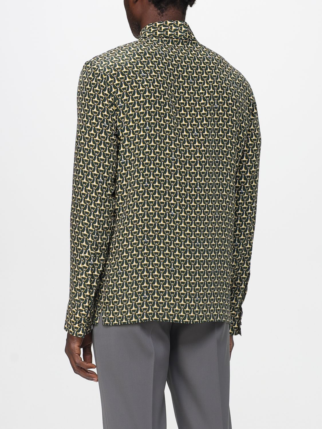 Gucci Shirt Men Green GUCCI