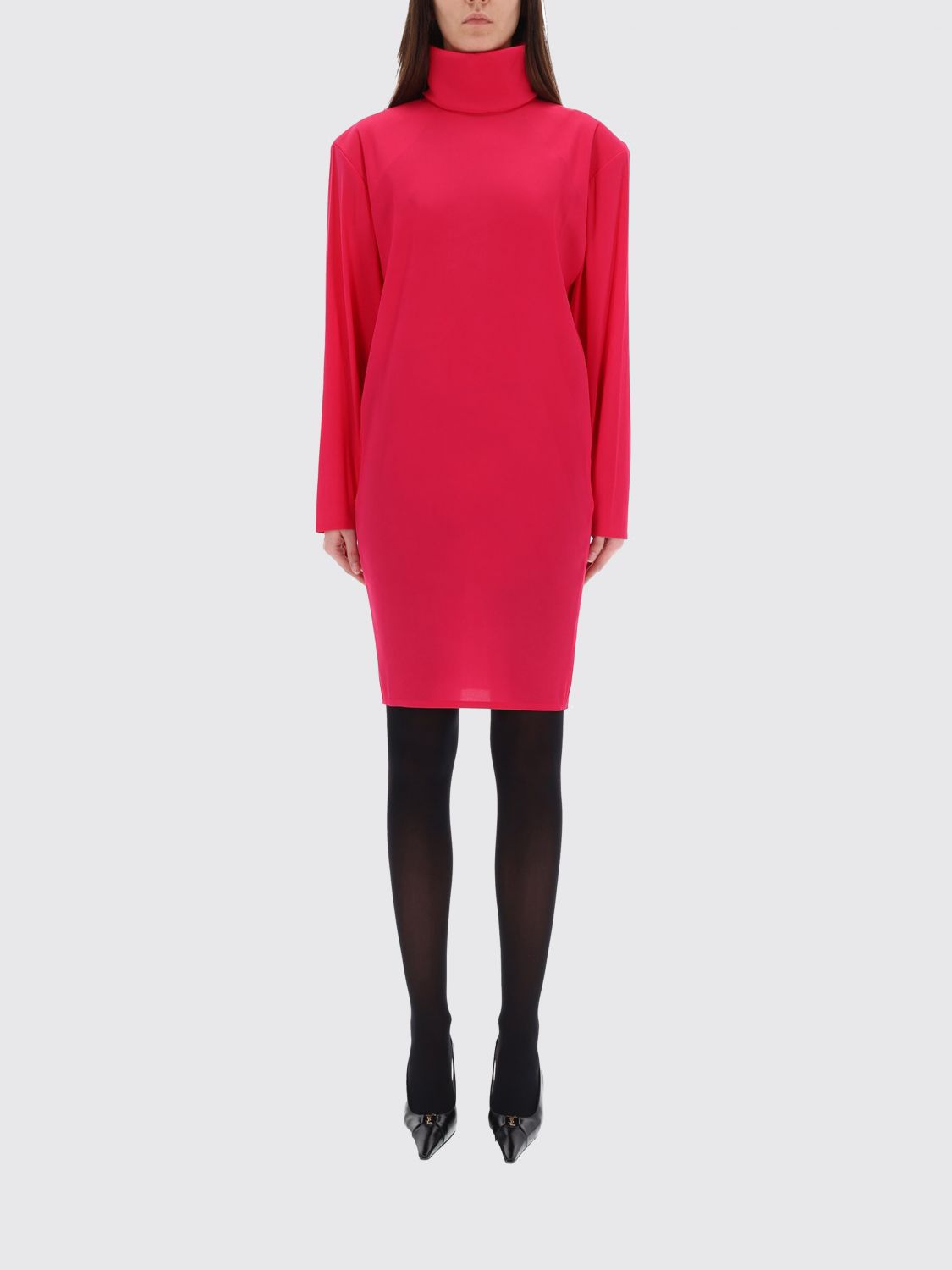 Saint Laurent Dress Woman Fuchsia SAINT LAURENT