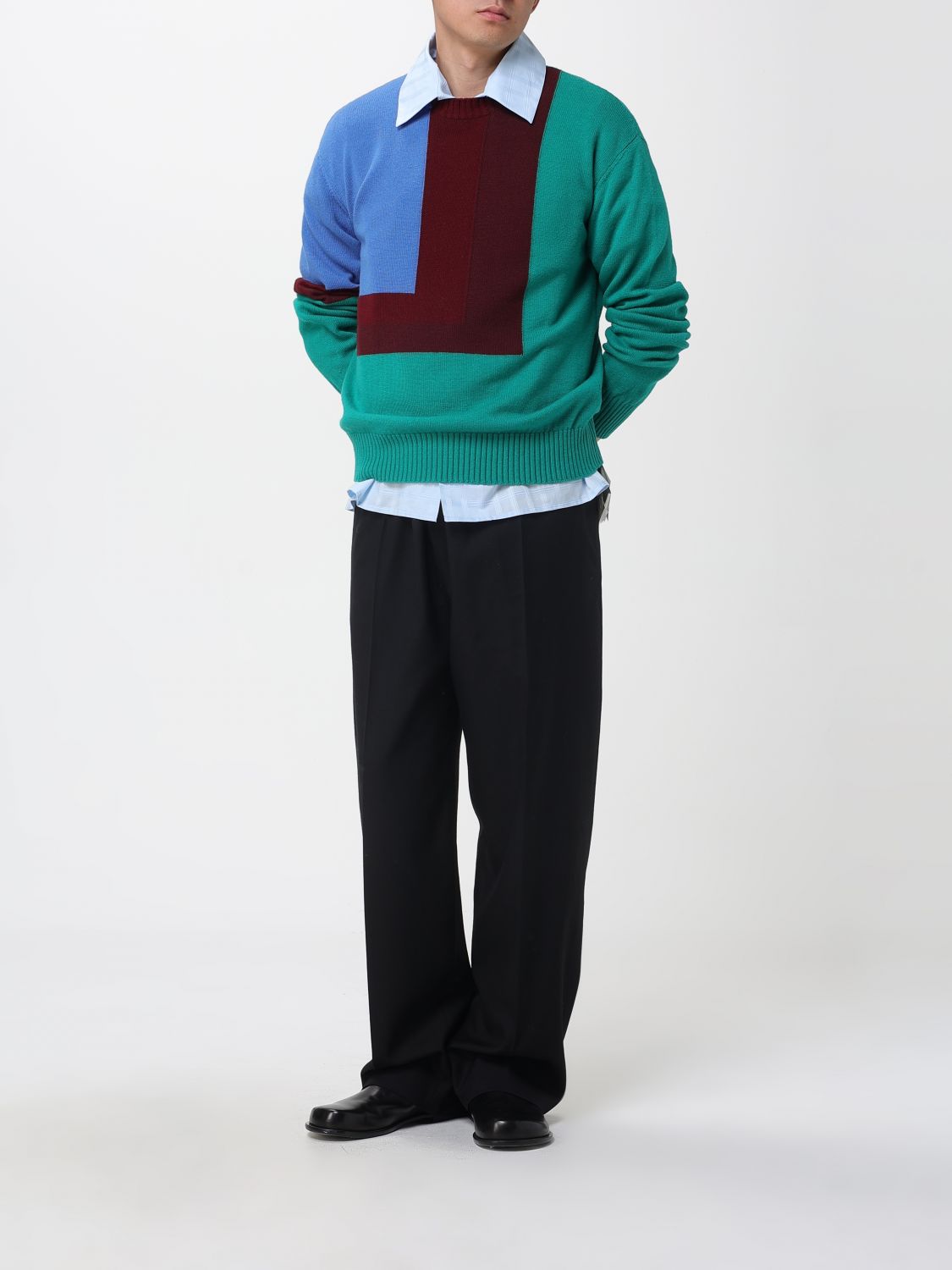 Loewe Sweater Men Burgundy