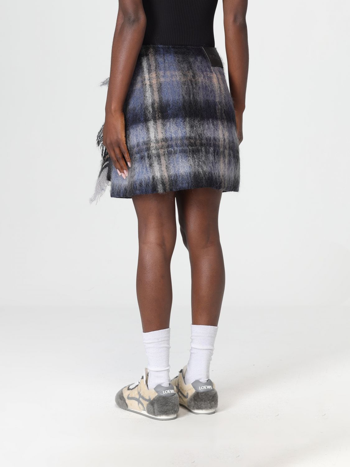 Loewe Skirt Woman Blue LOEWE