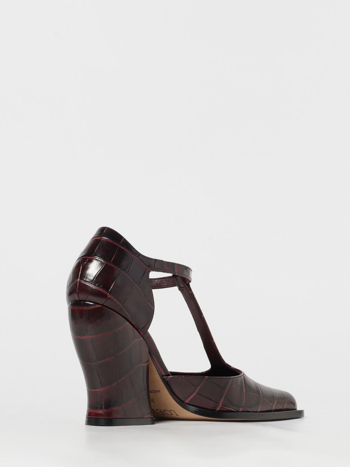 Loewe Pump Woman Burgundy LOEWE