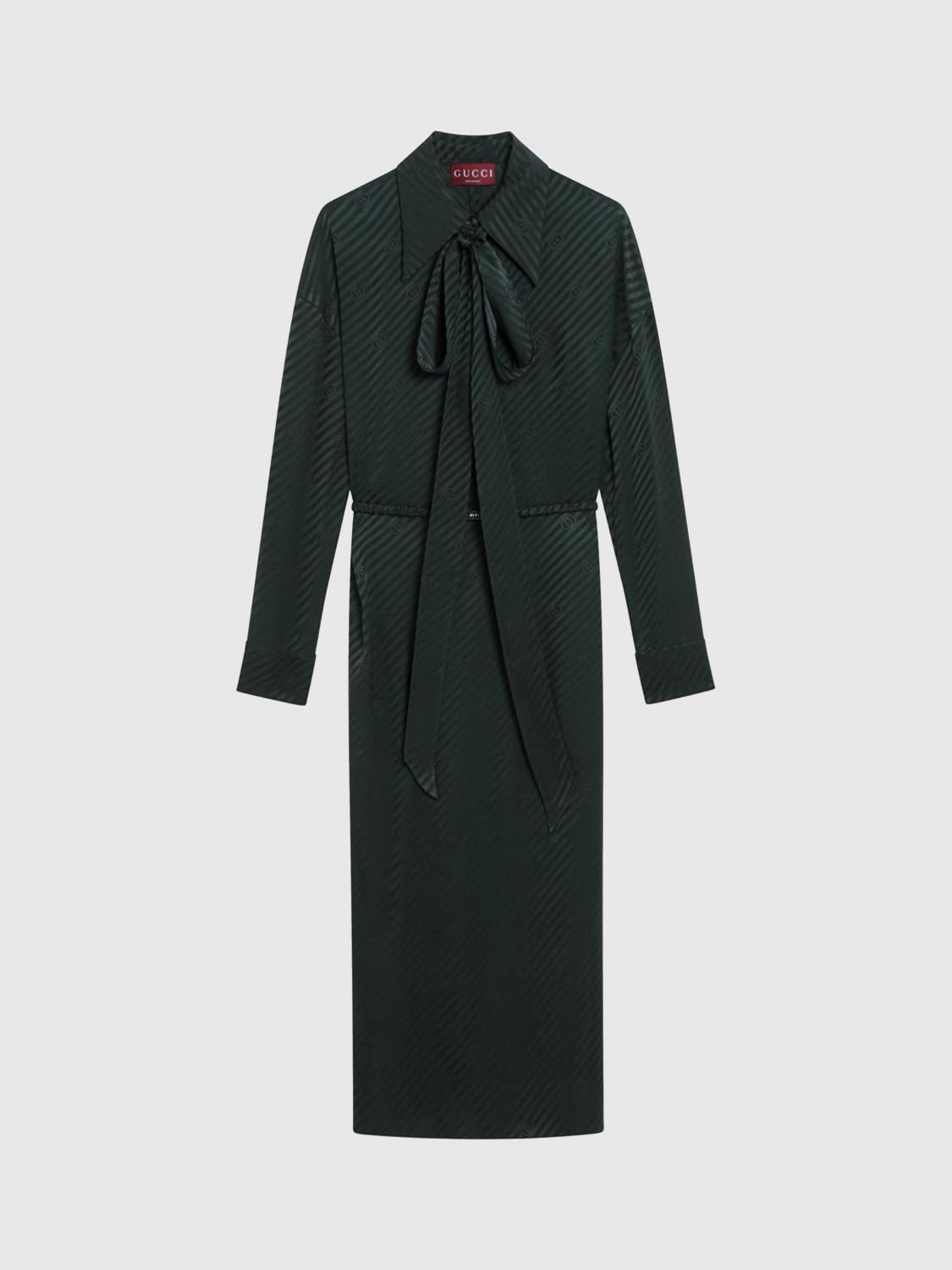 Gucci Dress Woman Green GUCCI
