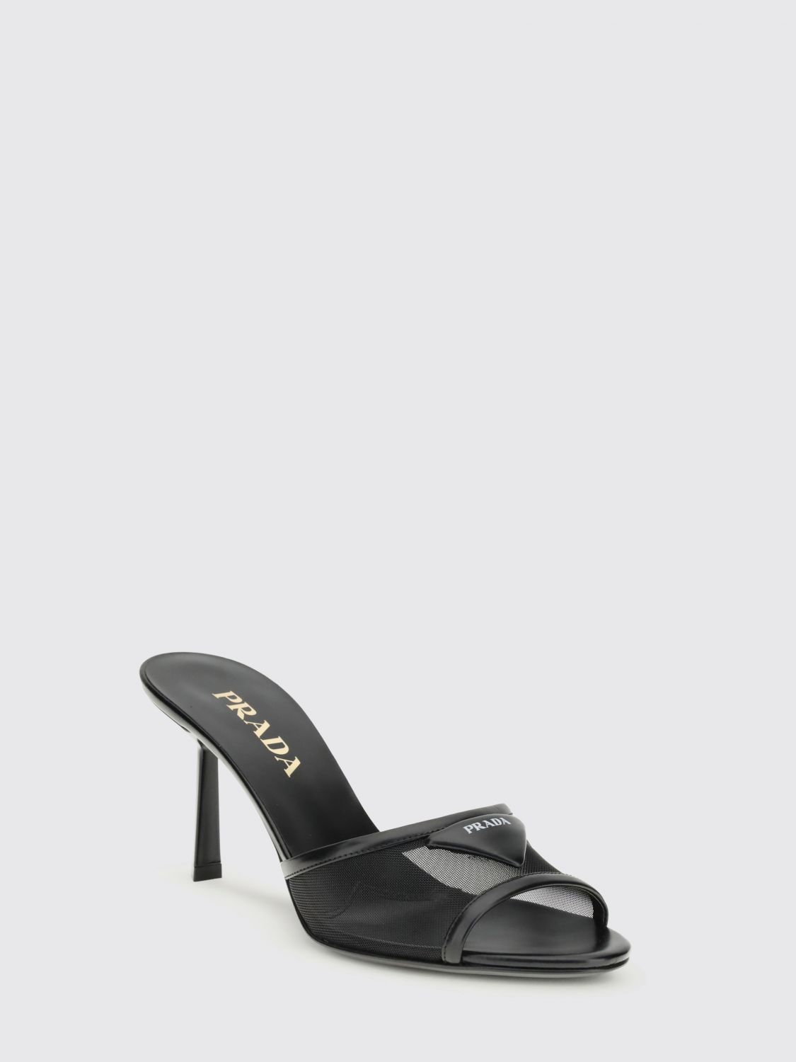Prada Heeled Sandal Woman Black PRADA