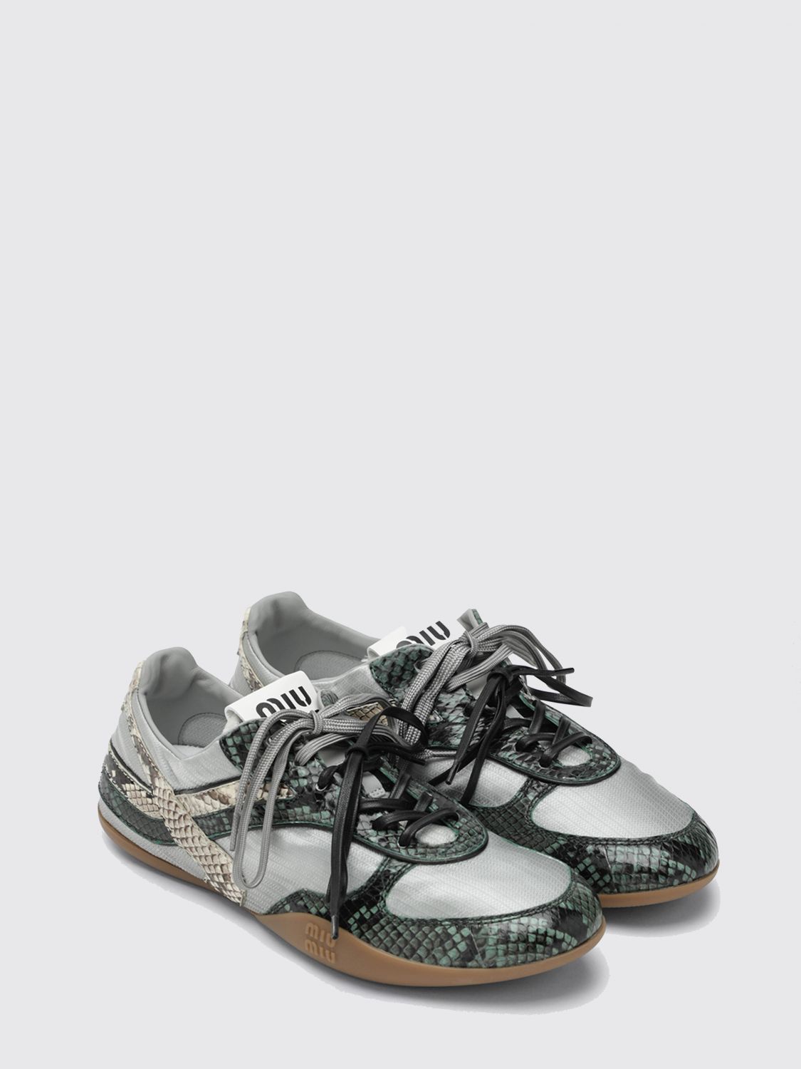 Miu Miu Sneakers Woman Grey MIU MIU