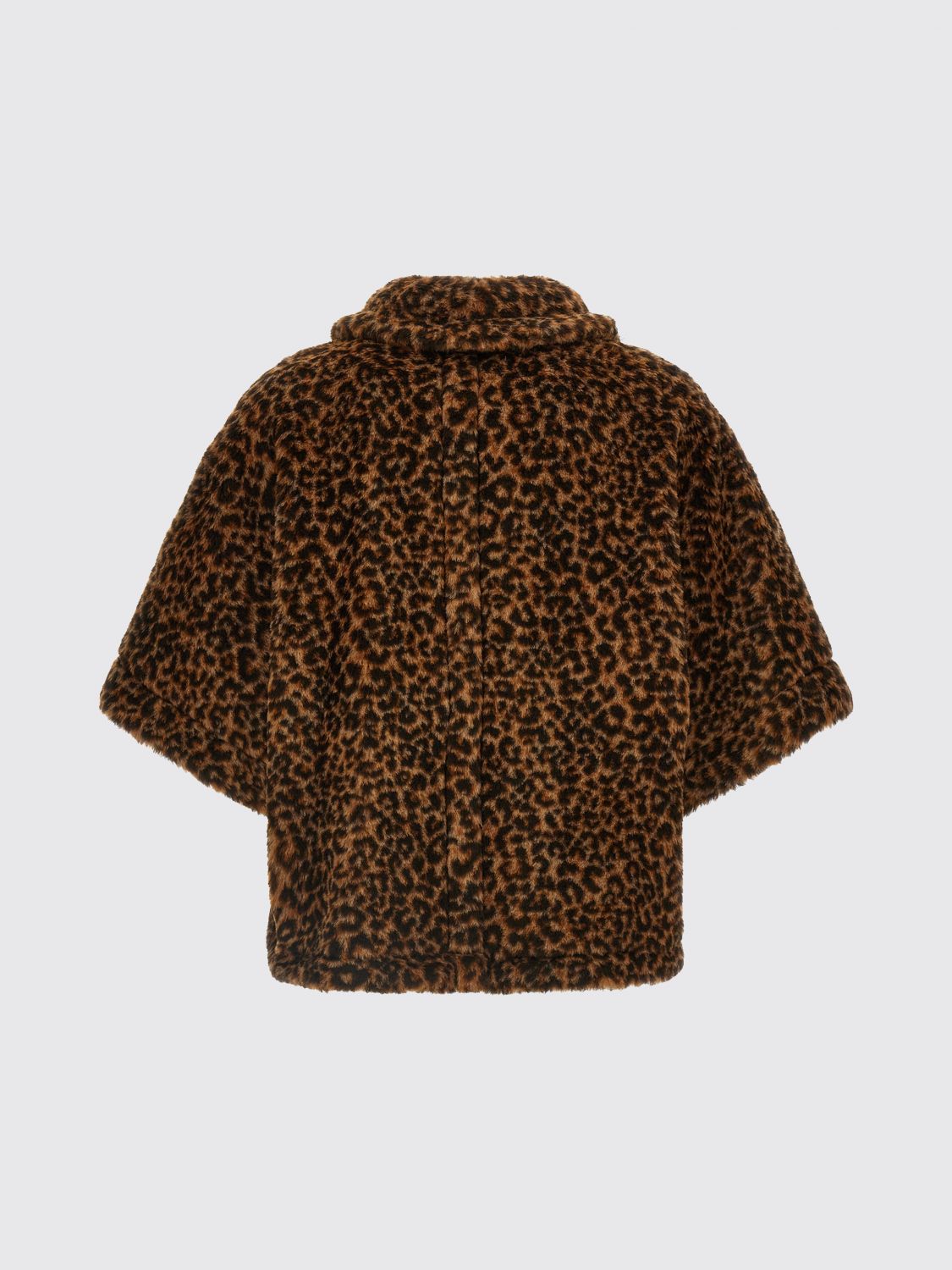 Max Mara Fur Coat Woman Brown MAX MARA