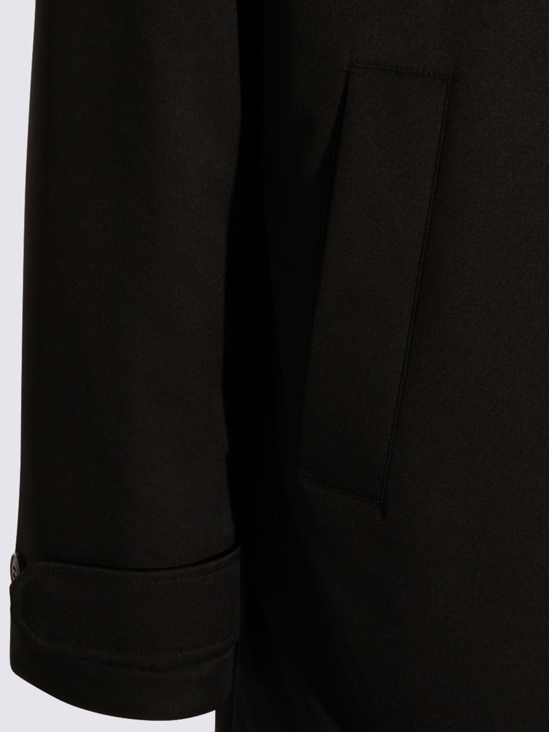 Zegna Coat Men Black ZEGNA