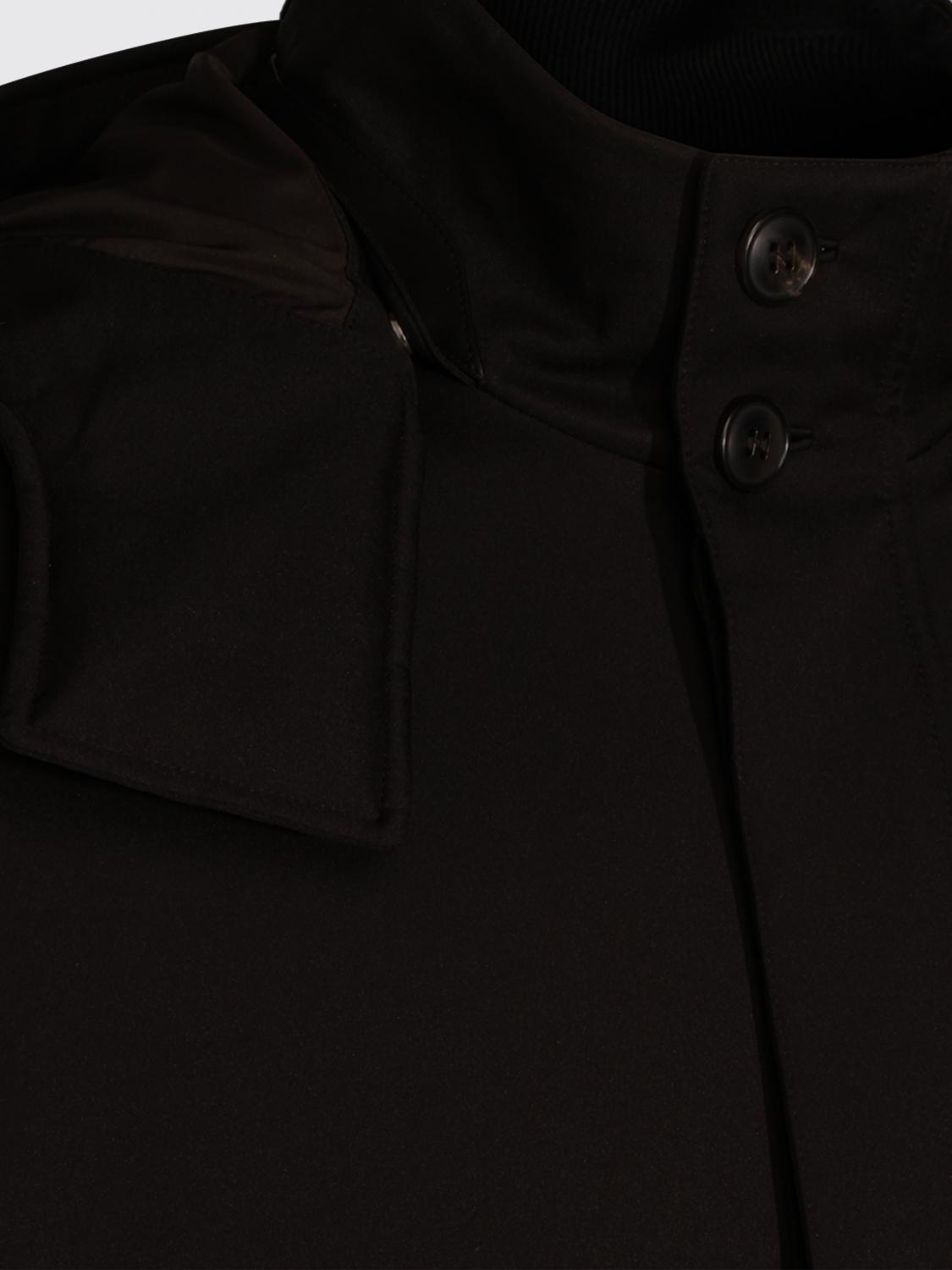 Zegna Coat Men Black ZEGNA