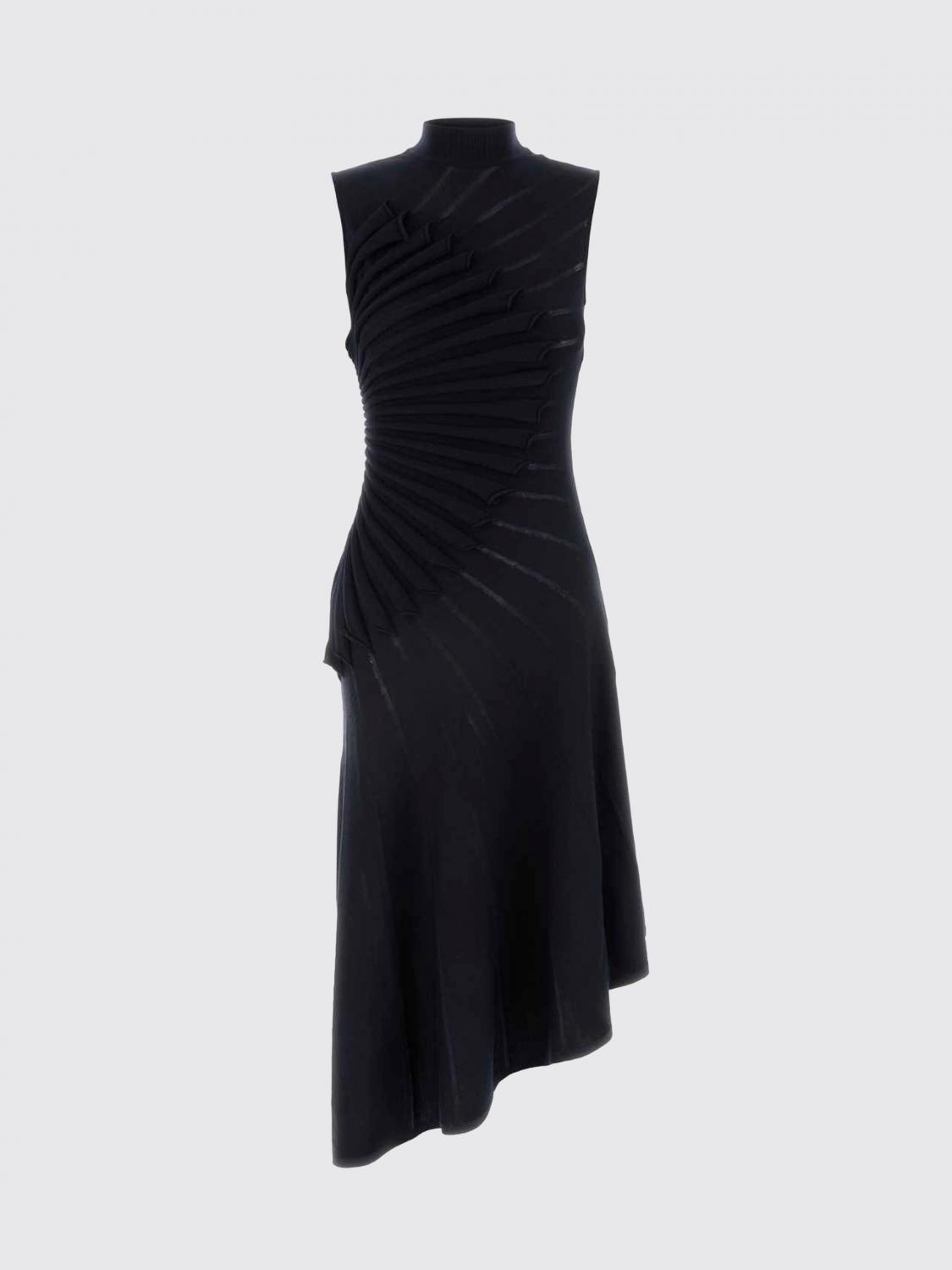 AlaiA Women Virgin Wool Midi Dress Alaia ALAIA
