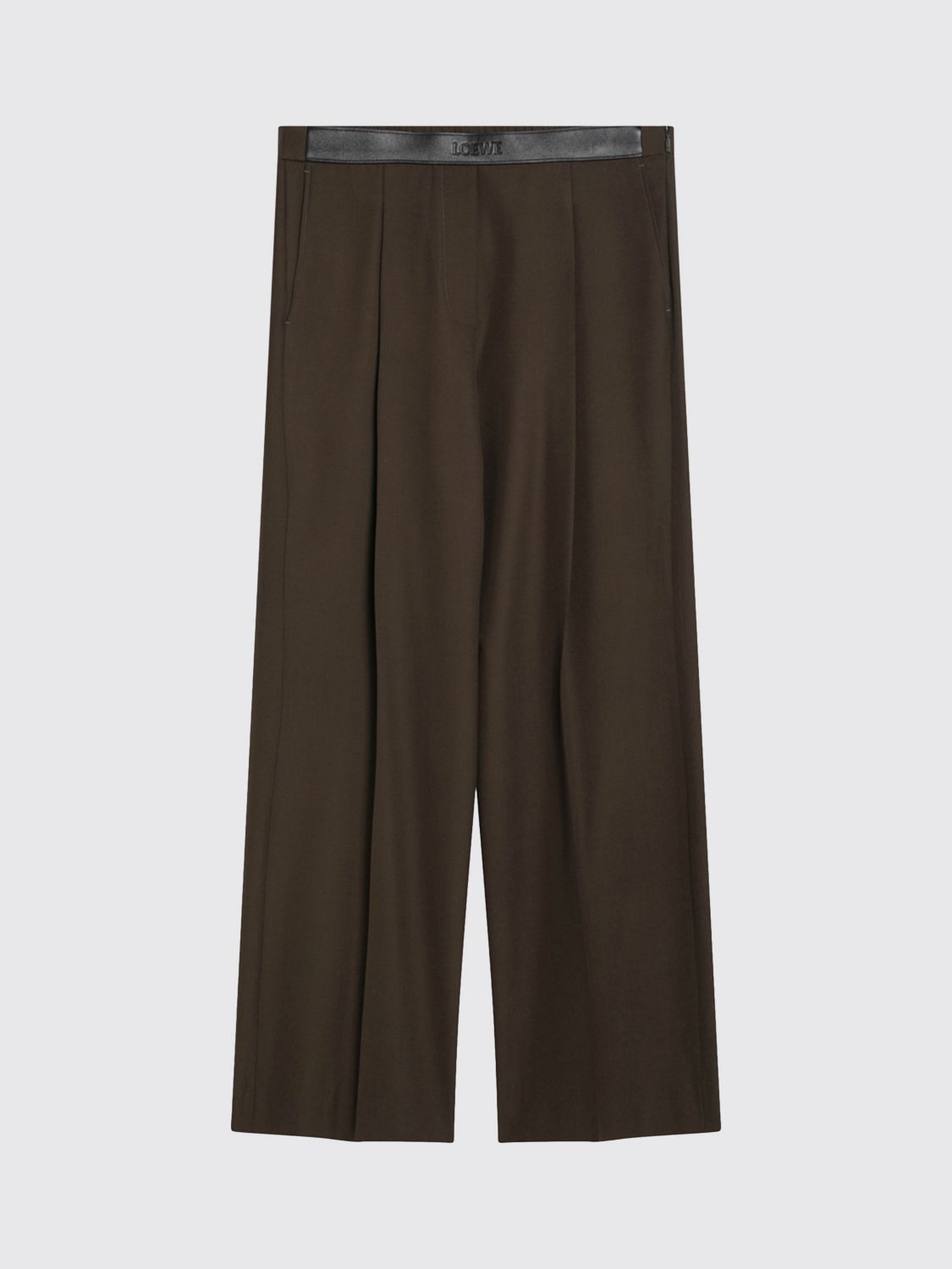 Loewe Pants Woman Green LOEWE
