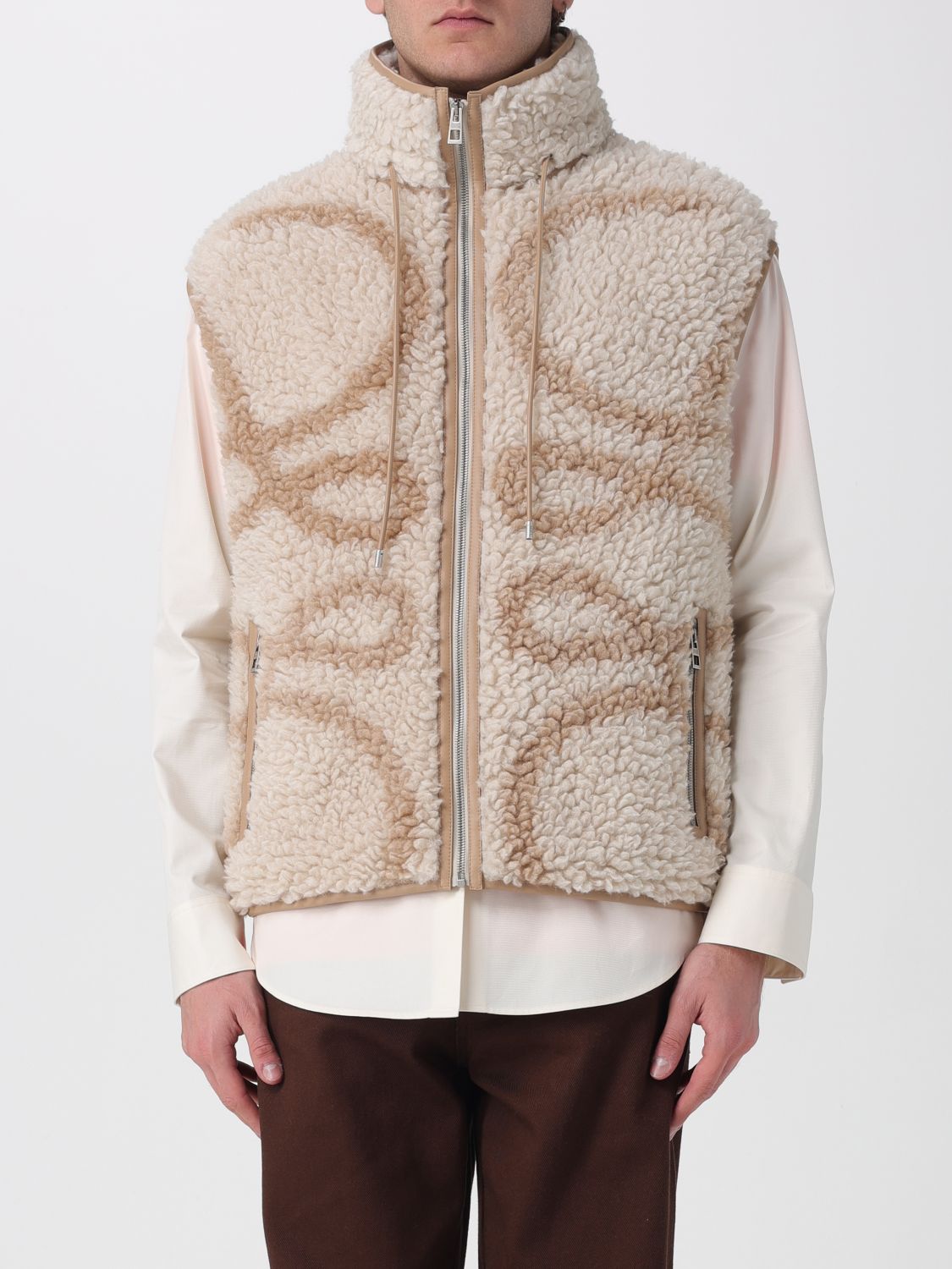 Loewe Suit Vest Men Beige LOEWE