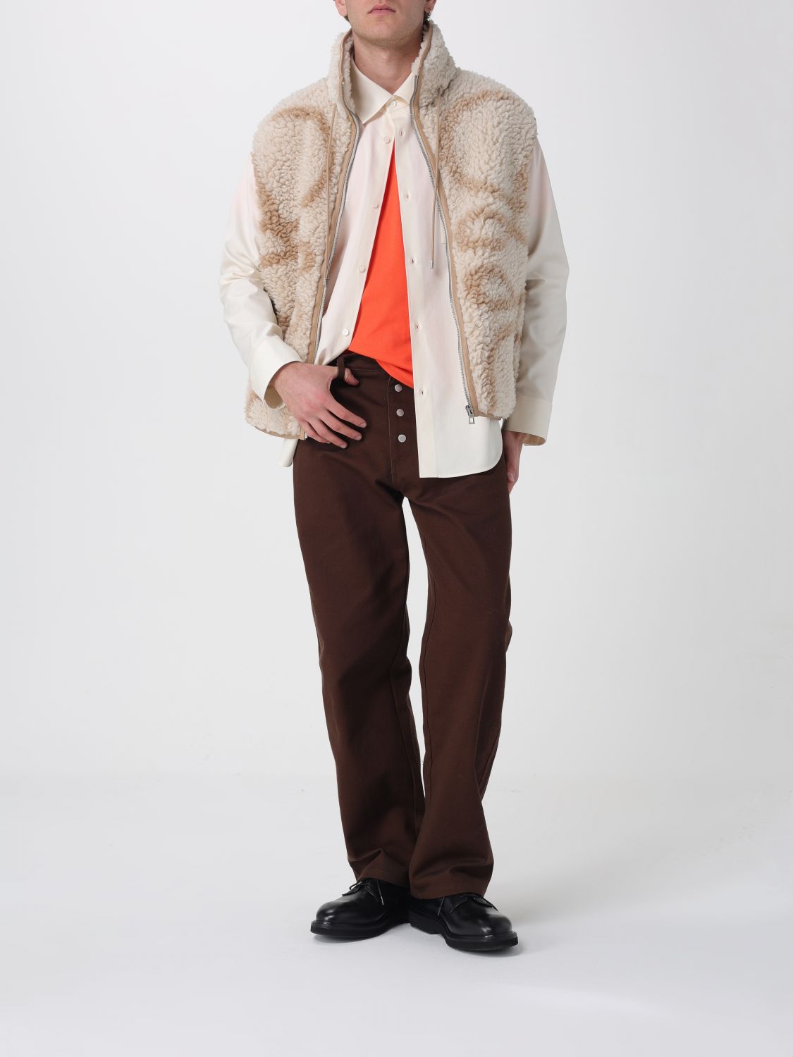 Loewe Suit Vest Men Beige LOEWE