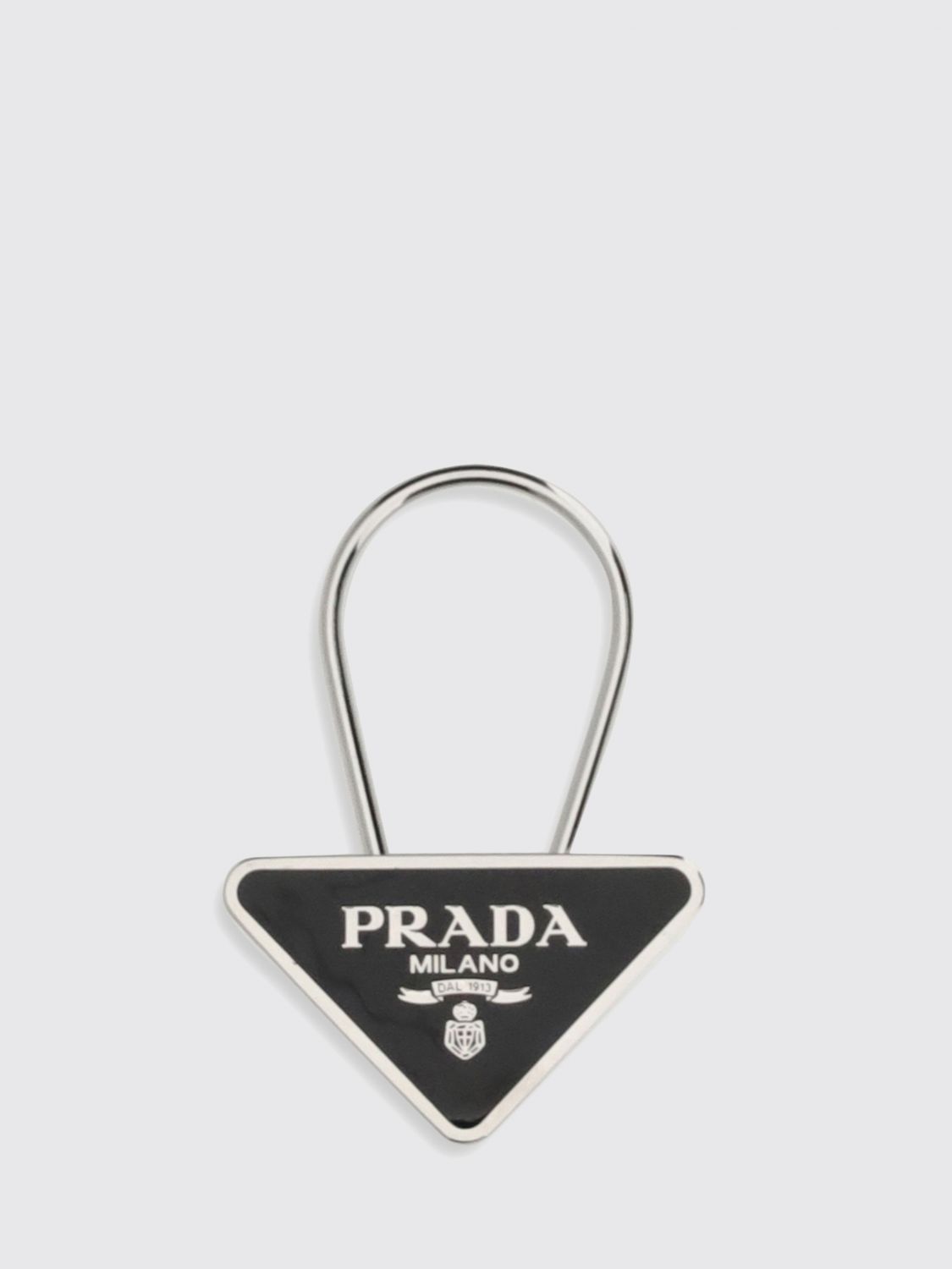 Prada Keyring Men Black PRADA