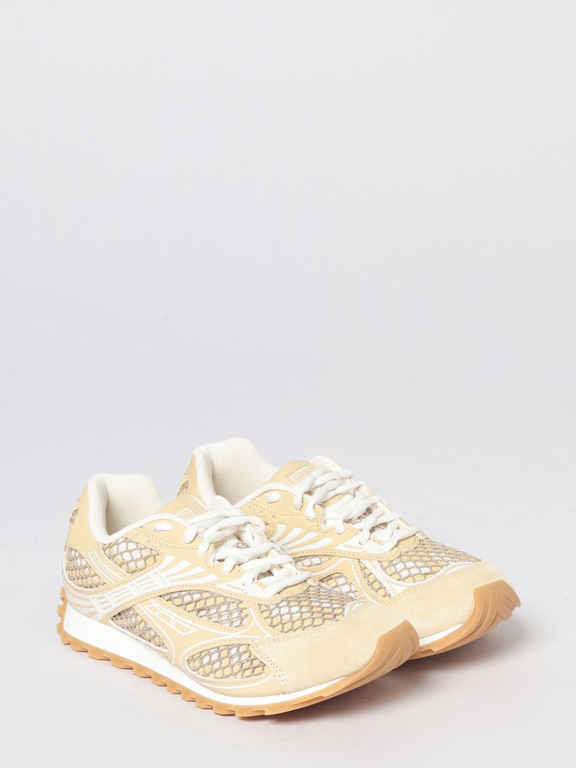 Bottega Veneta Sneakers Woman Beige BOTTEGA VENETA