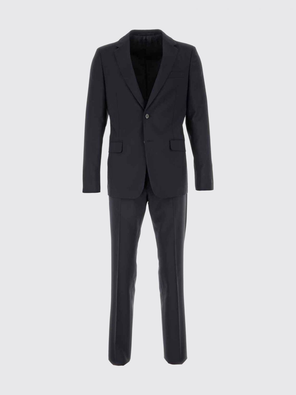 Prada Men Single-Breasted Virgin Wool Dress Prada PRADA