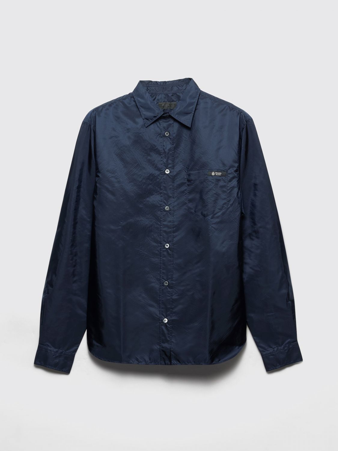 Prada Shirt Men Blue PRADA