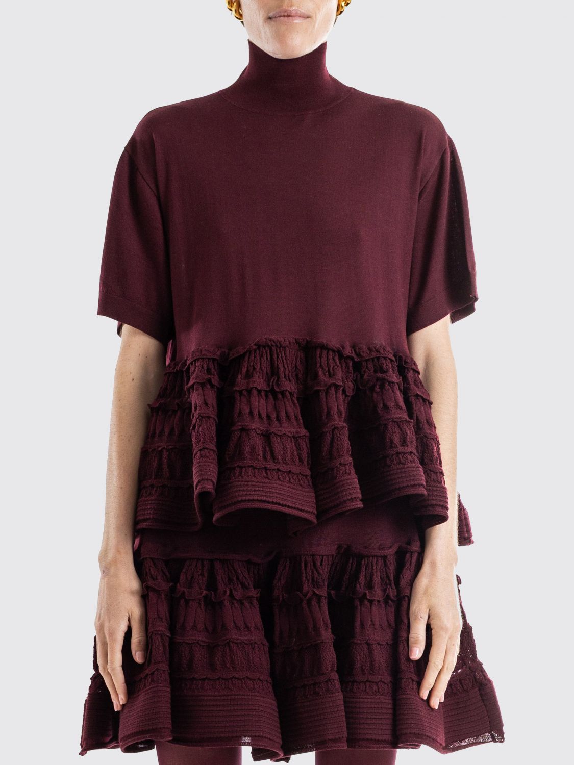 AlaiA Women Virgin Wool Top AlaiA ALAIA
