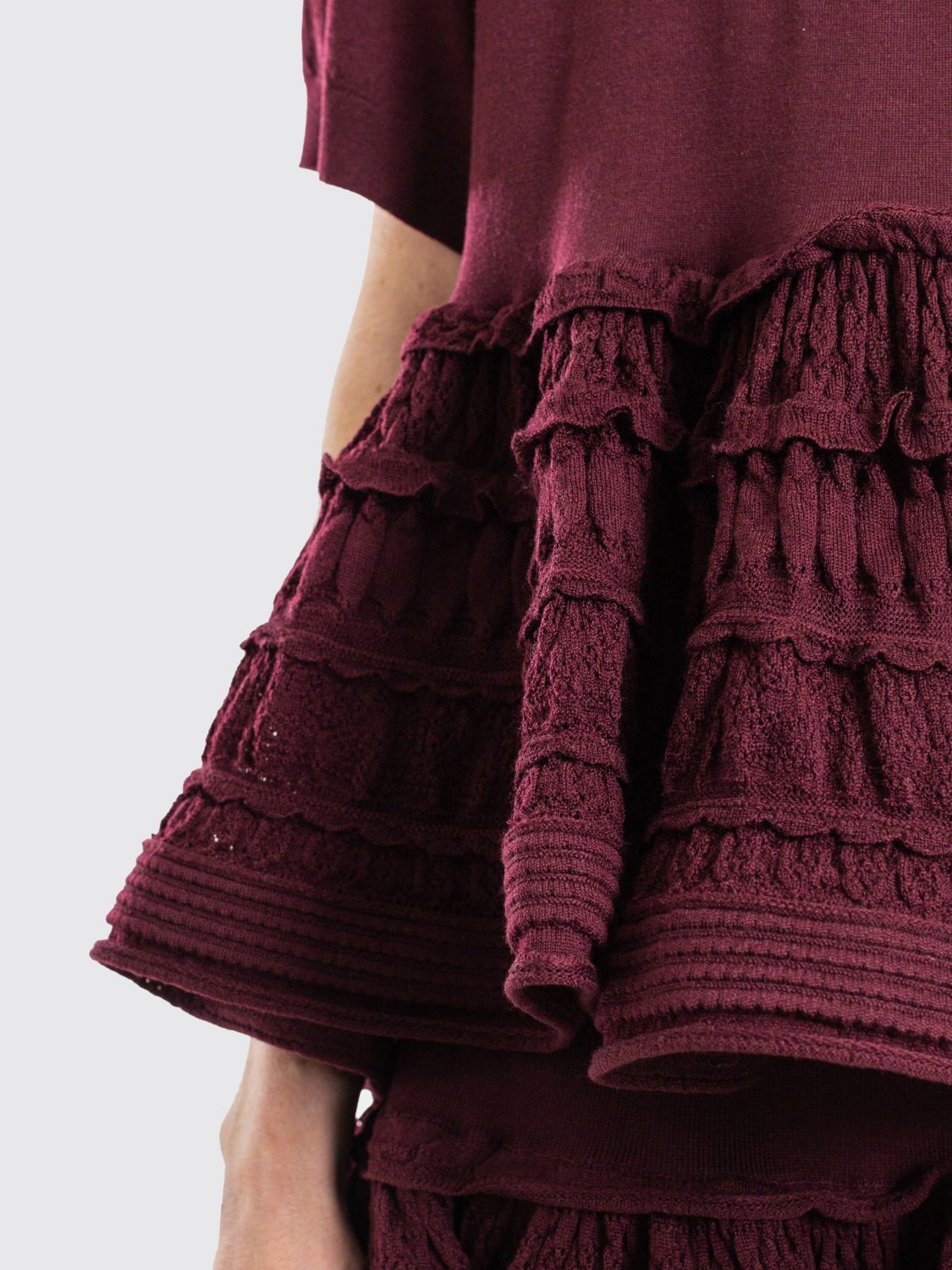 AlaiA Women Virgin Wool Top AlaiA ALAIA