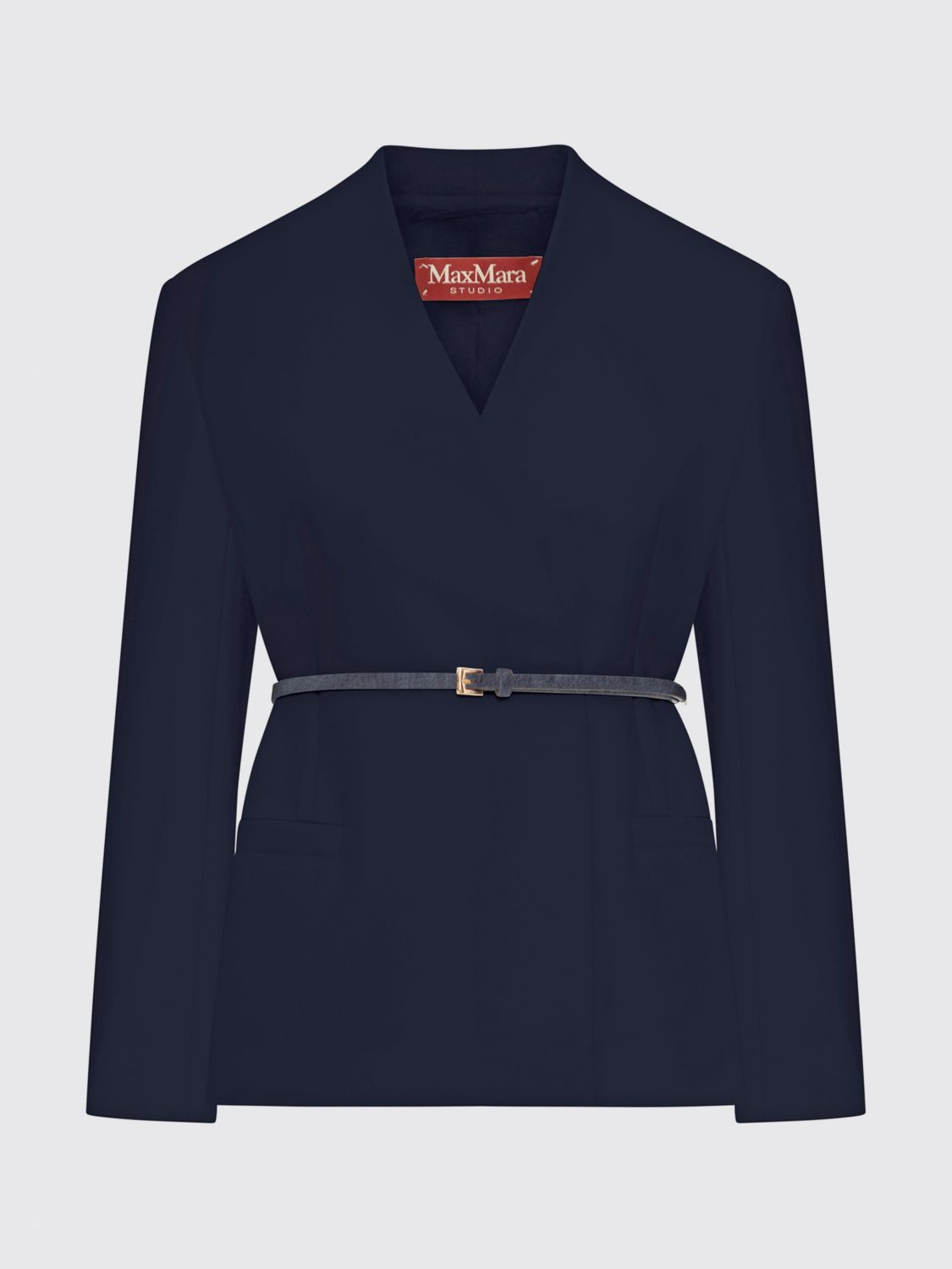 Max Mara Studio Jacket Woman Blue MAX MARA STUDIO