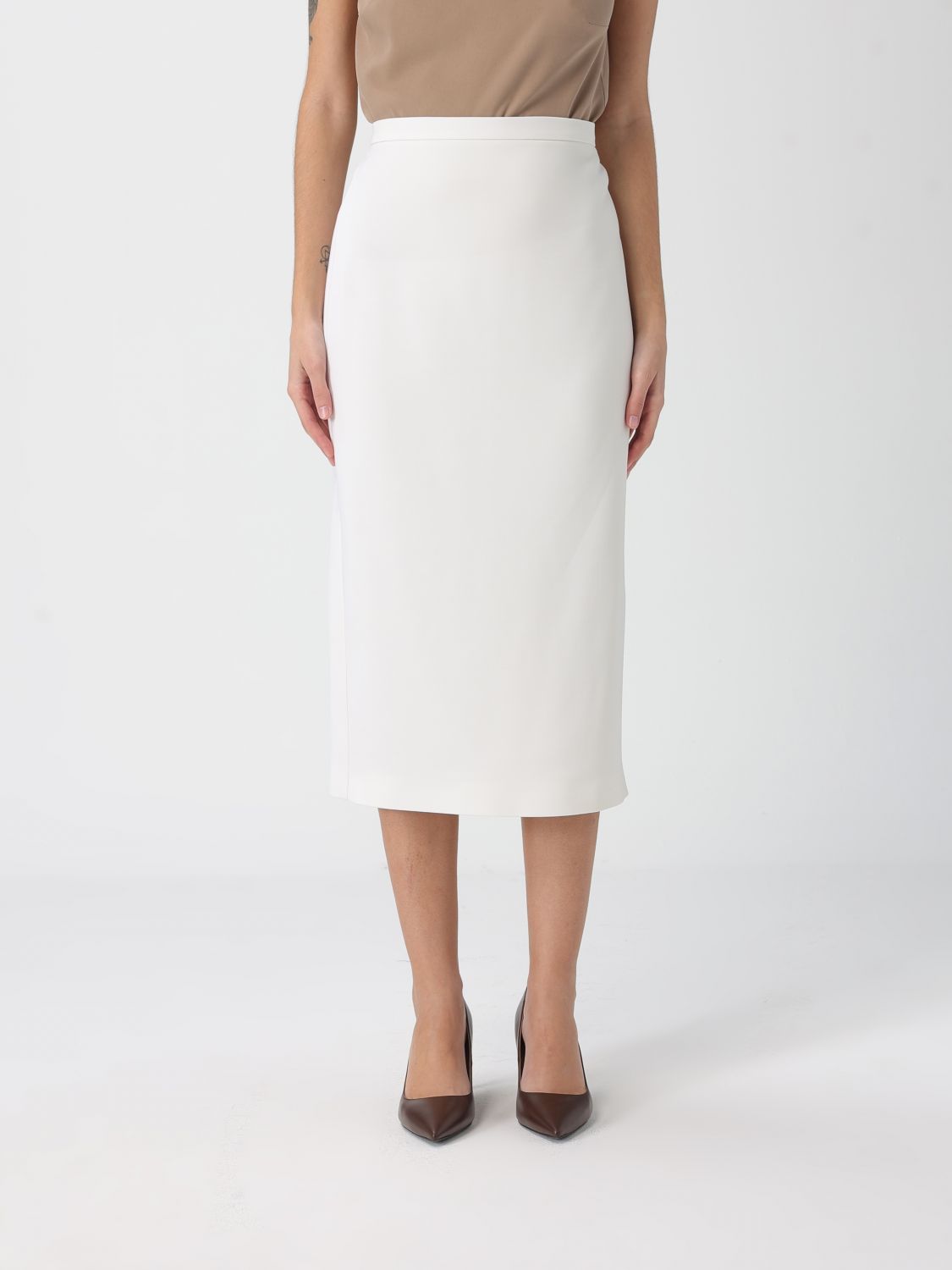 Max Mara Skirt Woman White MAX MARA