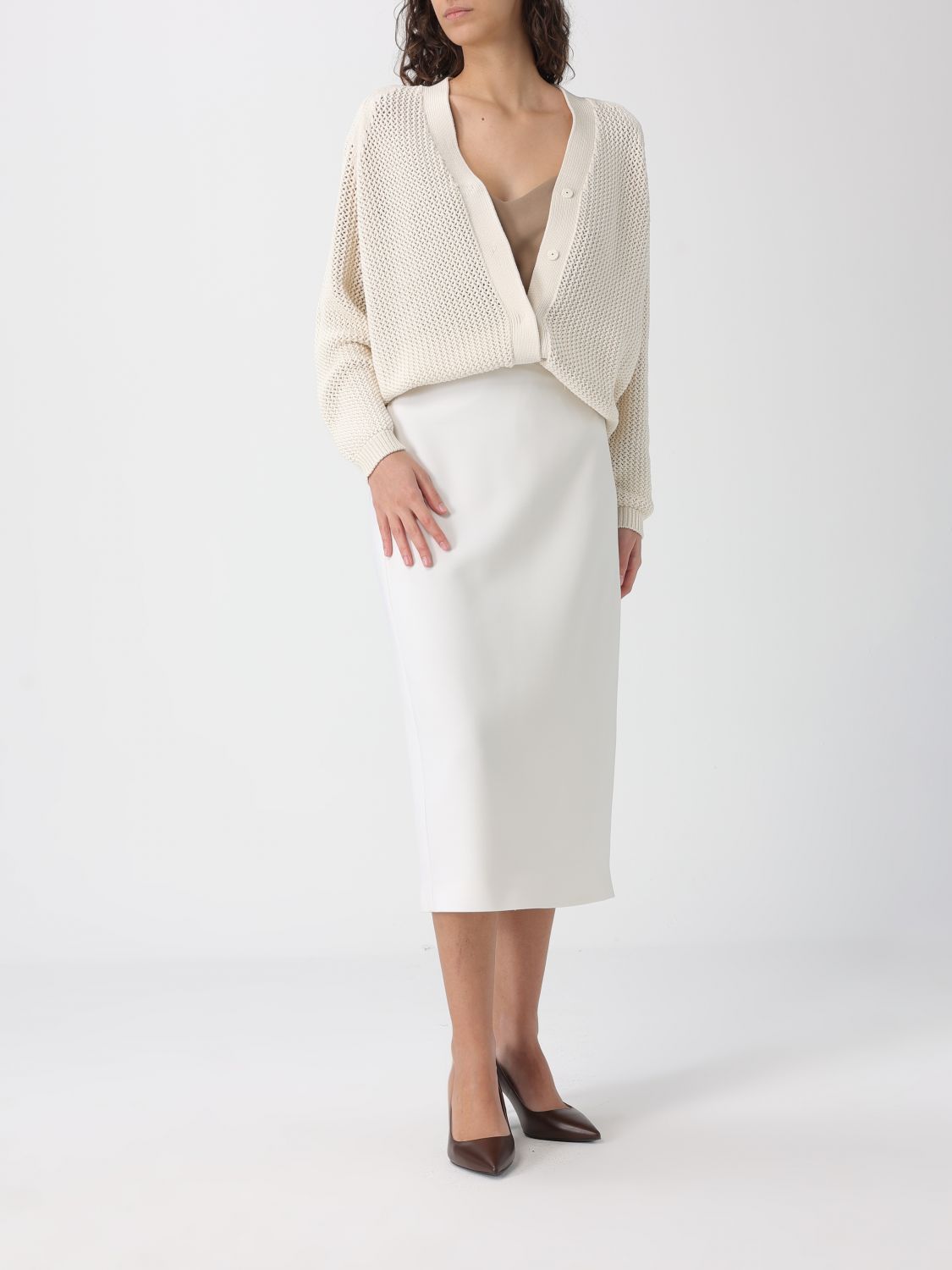 Max Mara Skirt Woman White MAX MARA