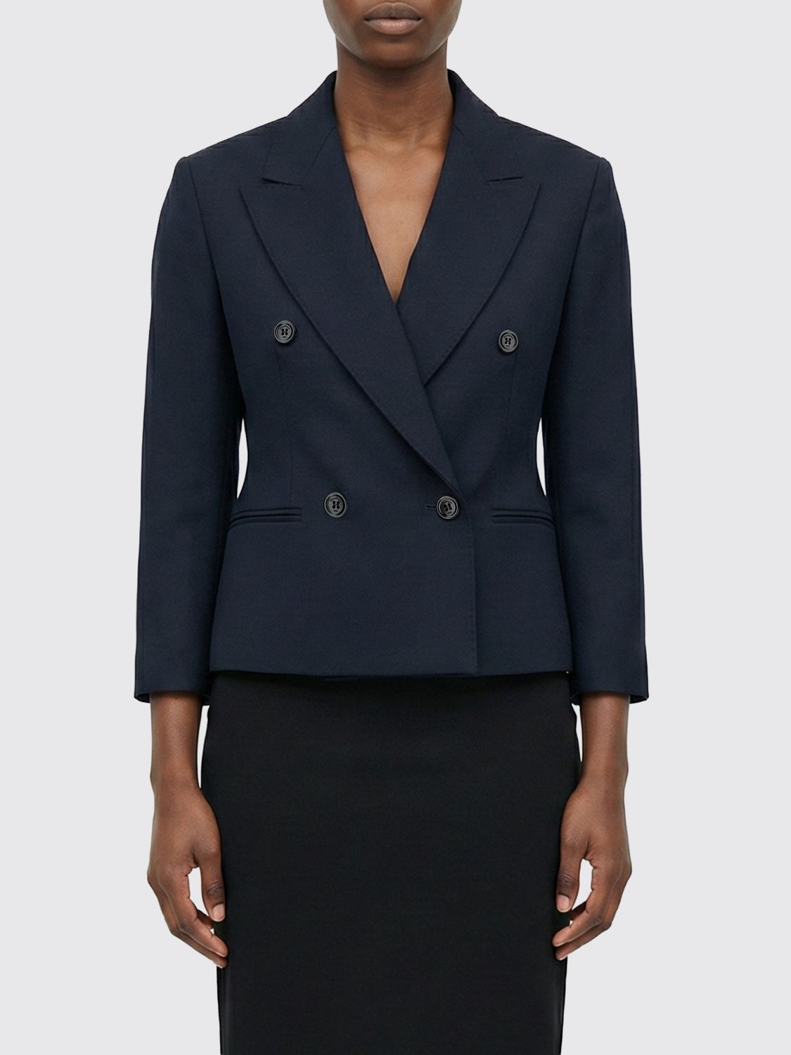 Max Mara Jacket Woman Blue MAX MARA