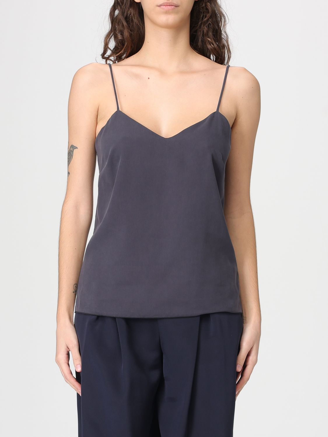 Max Mara Top Woman Grey MAX MARA