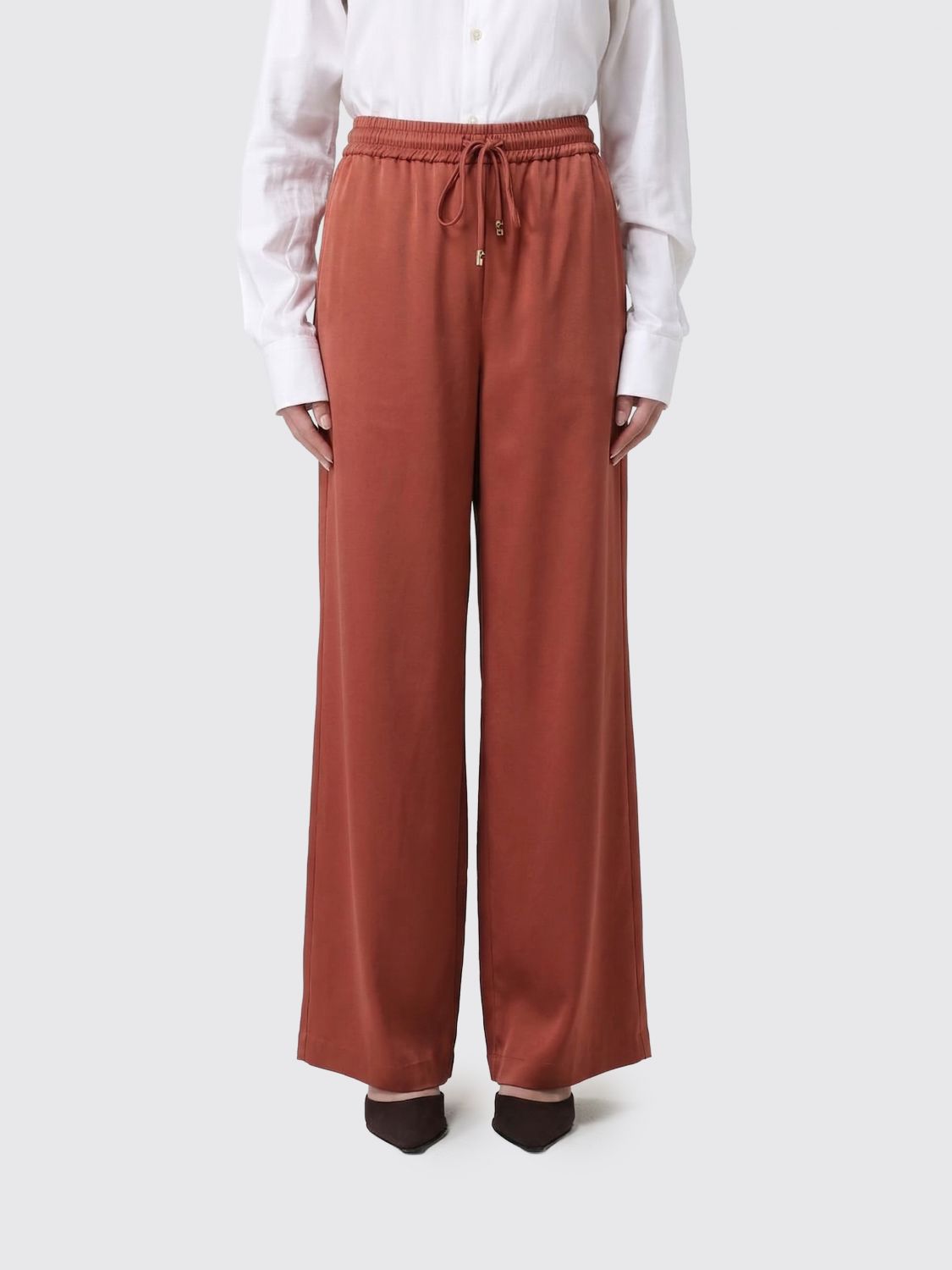 Max Mara Pants Woman Clay Color MAX MARA