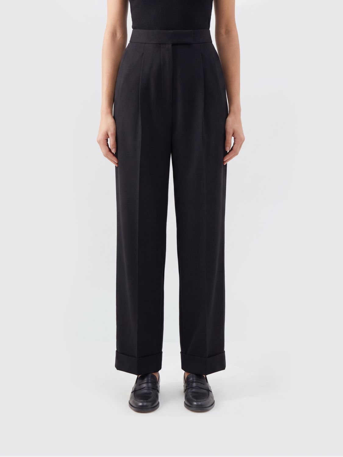 Max Mara Pants Woman Black MAX MARA