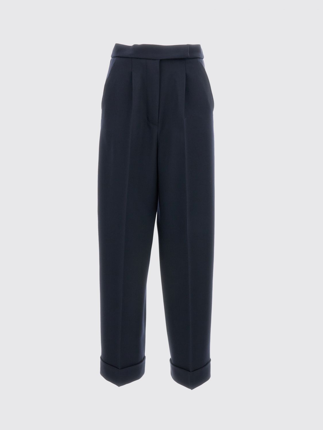 Max Mara Pants Woman Blue MAX MARA