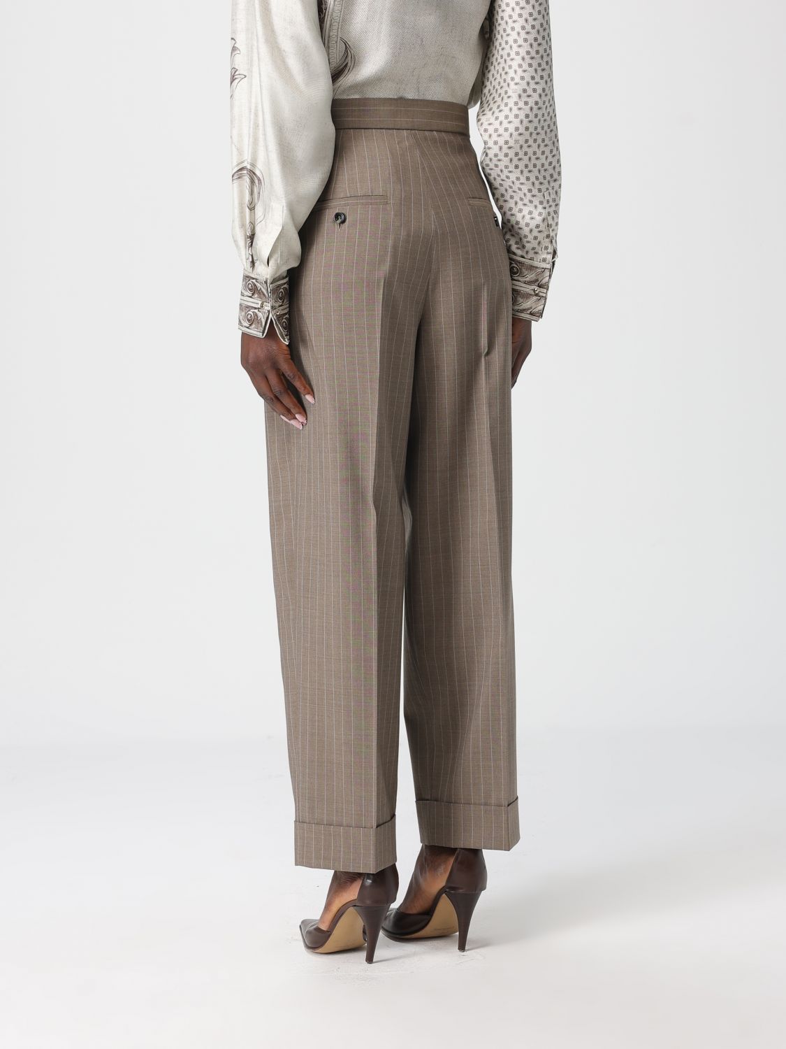 Max Mara Pants Woman Beige MAX MARA