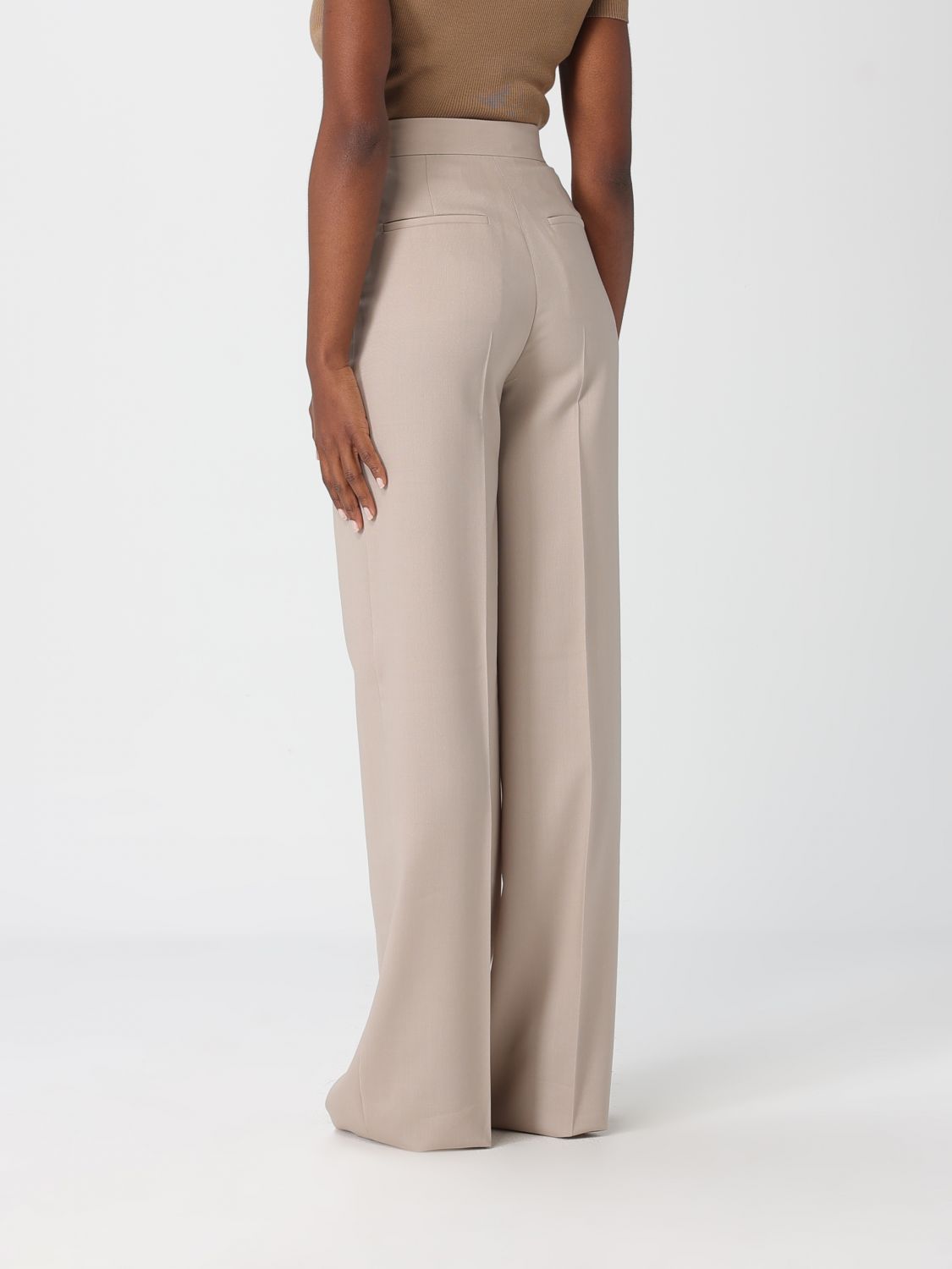 Max Mara Pants Woman Moss Green MAX MARA